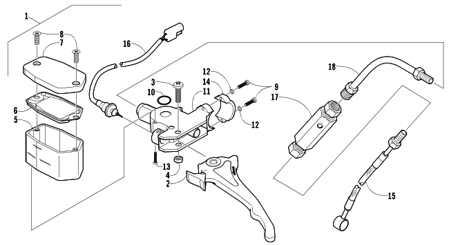 HYDRAULIC BRAKE CONTROL ASSEMBLY