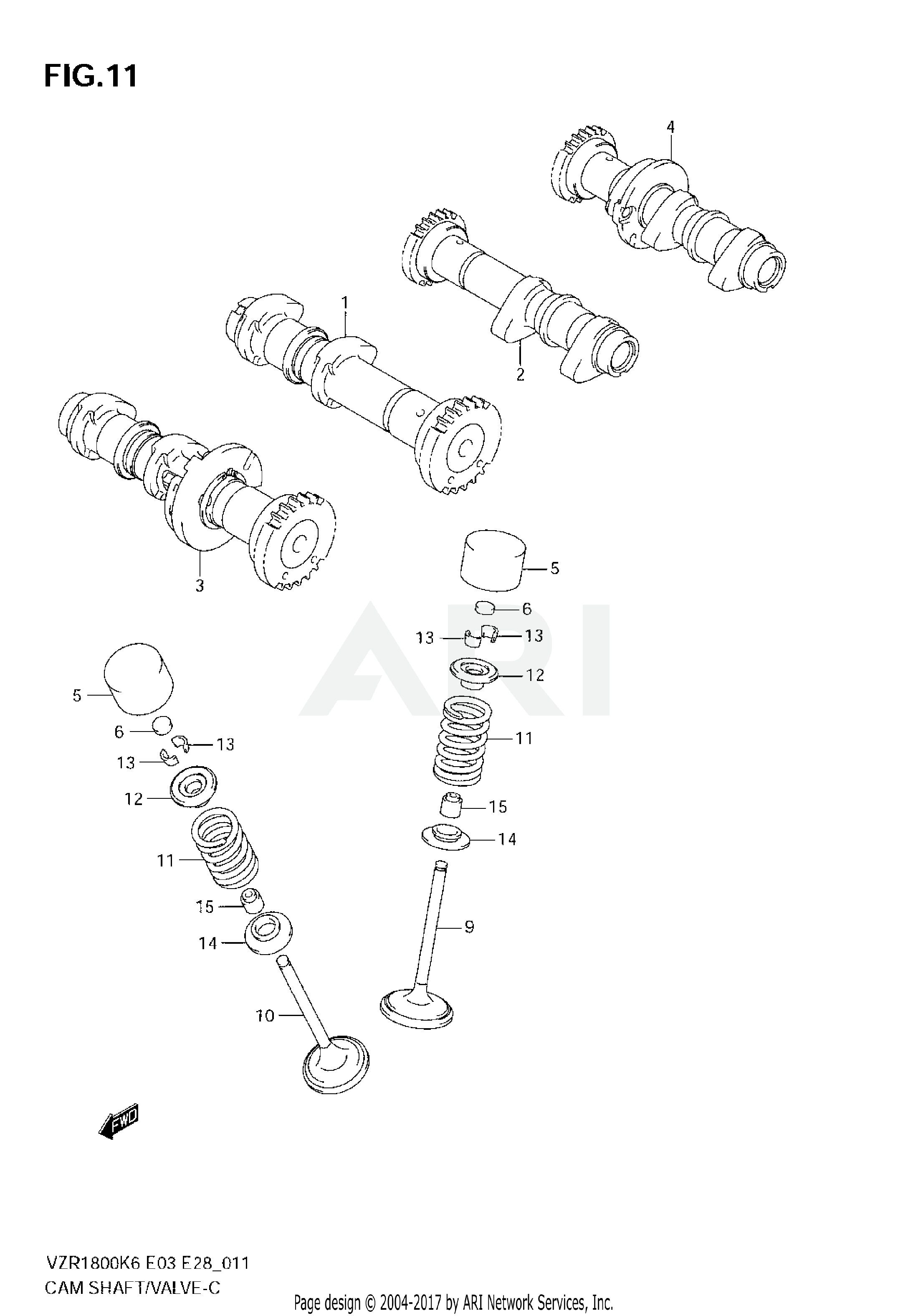 CAMSHAFT - VALVE