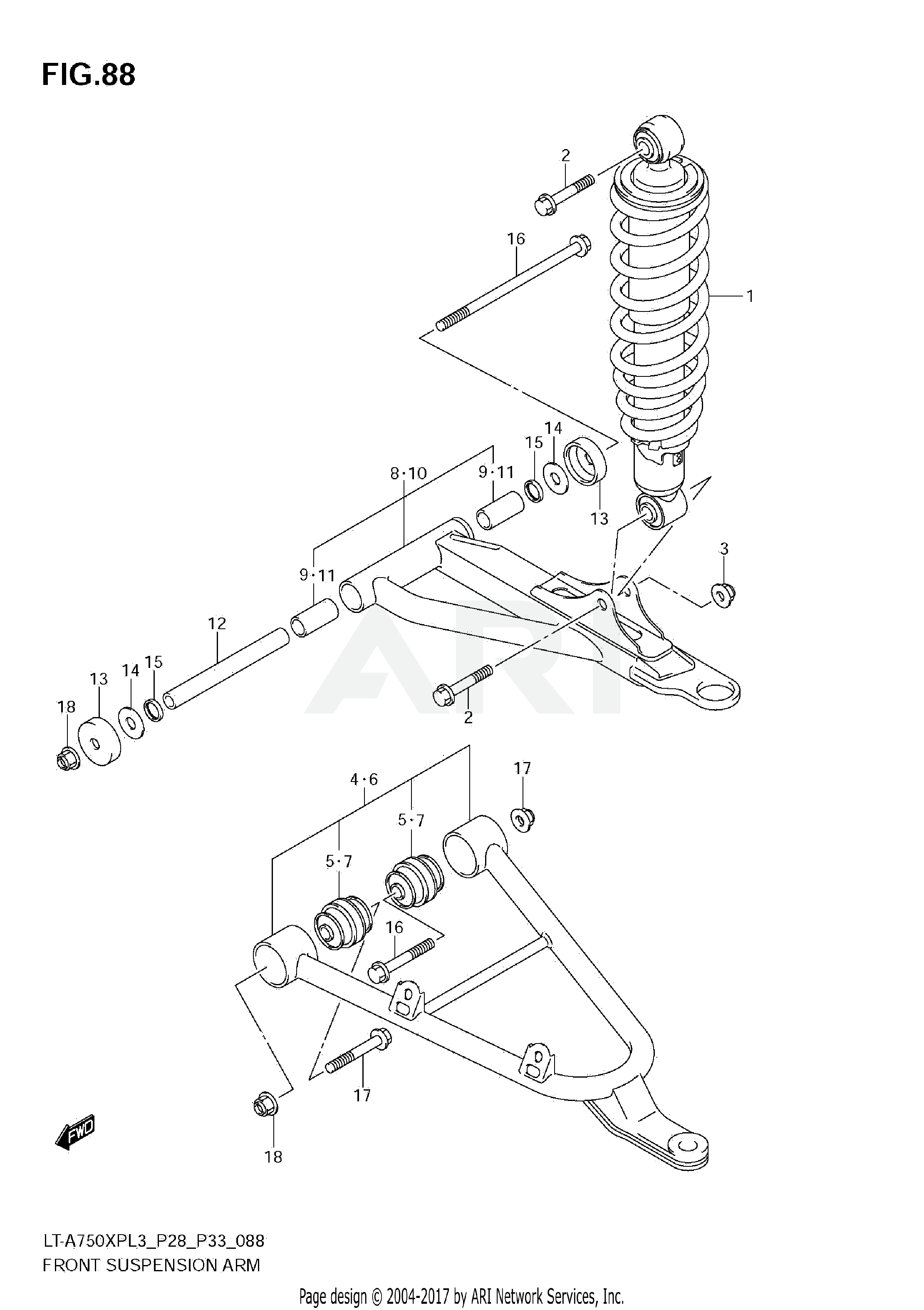 FRONT SUSPENSION ARM