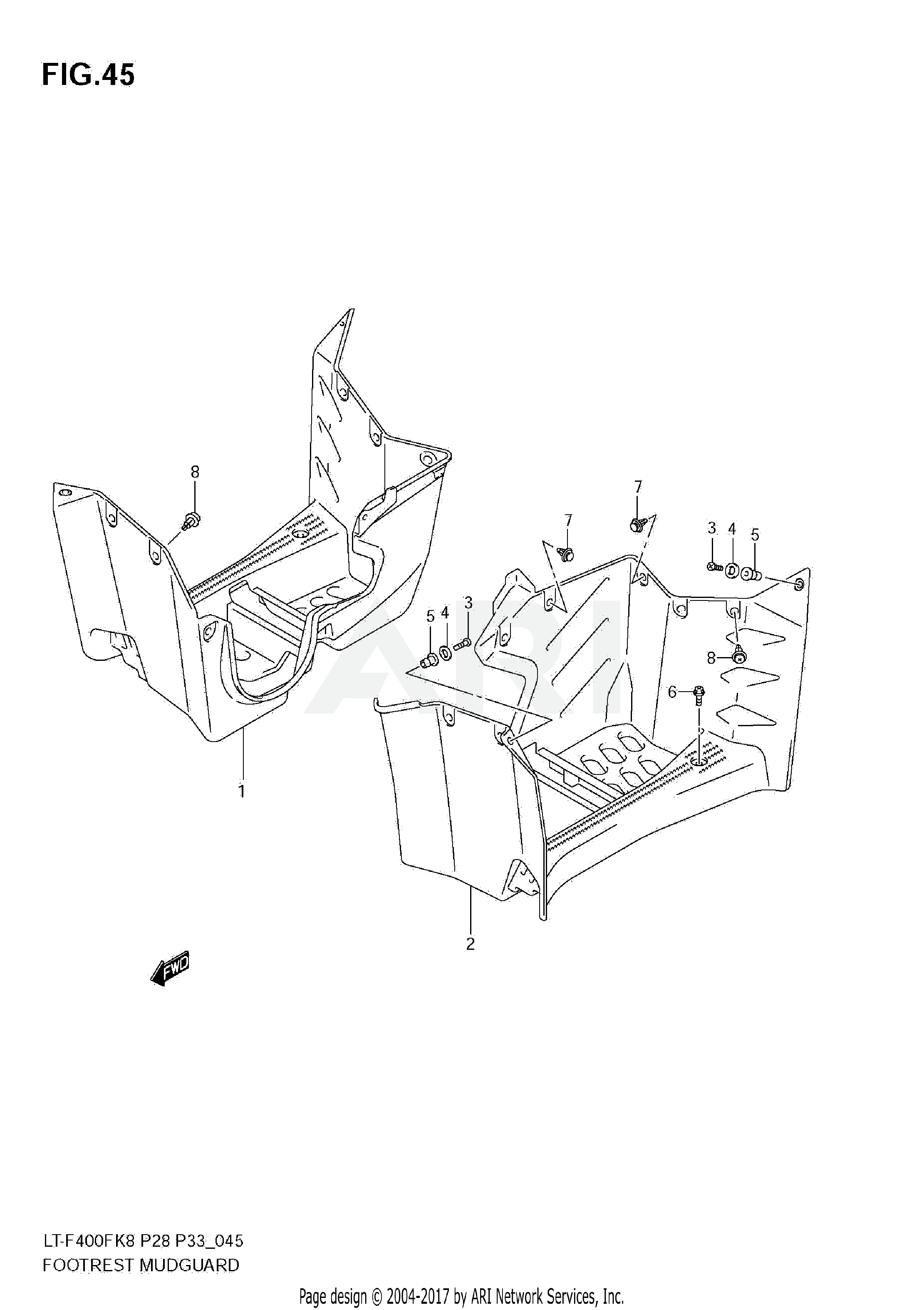 FOOTREST MADGUARD