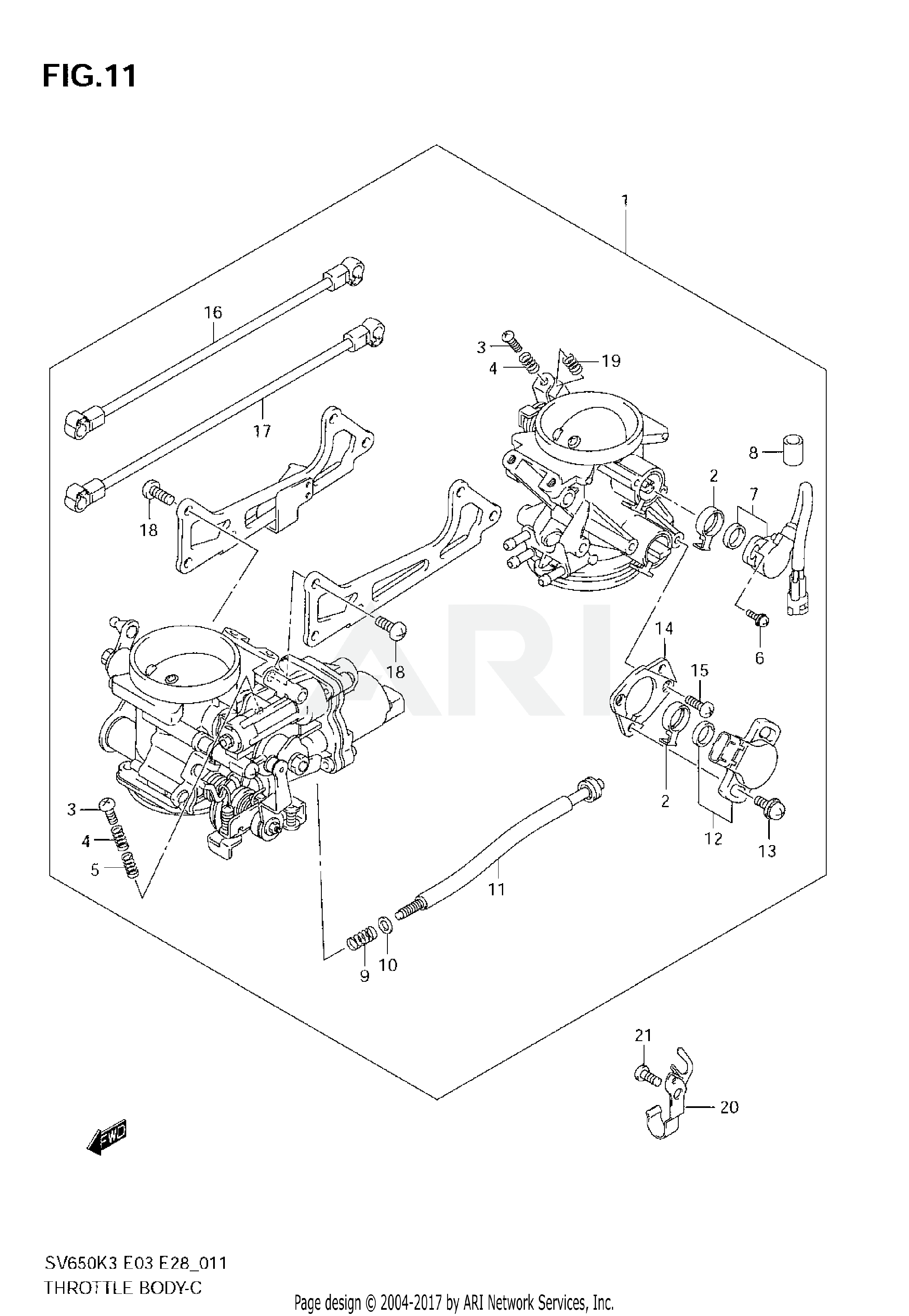 THROTTLE BODY (MODEL K3/K4/K5/K6)