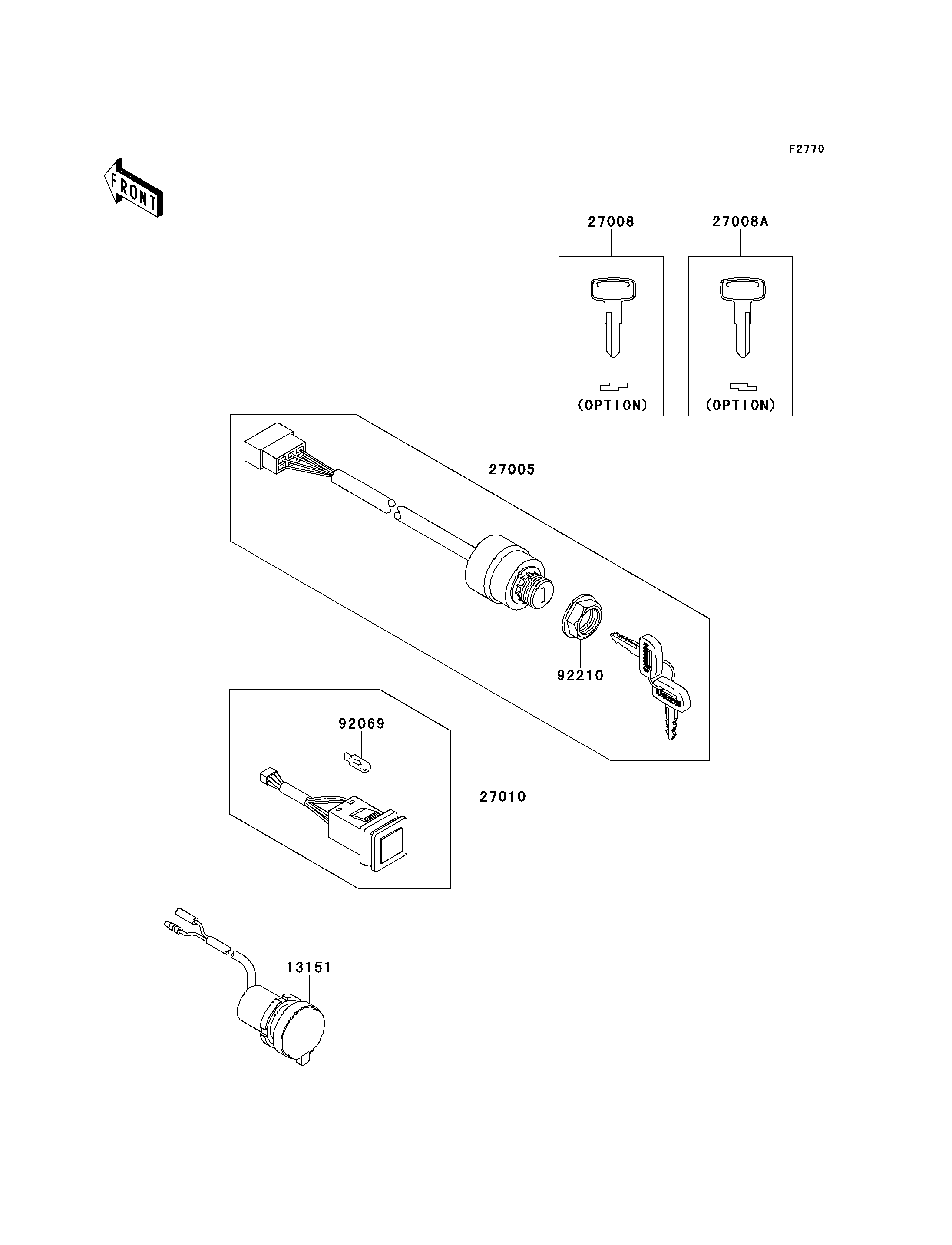 Ignition Switch(M9F-MCF)