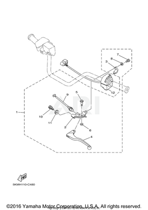 HANDLE SWITCH LEVER