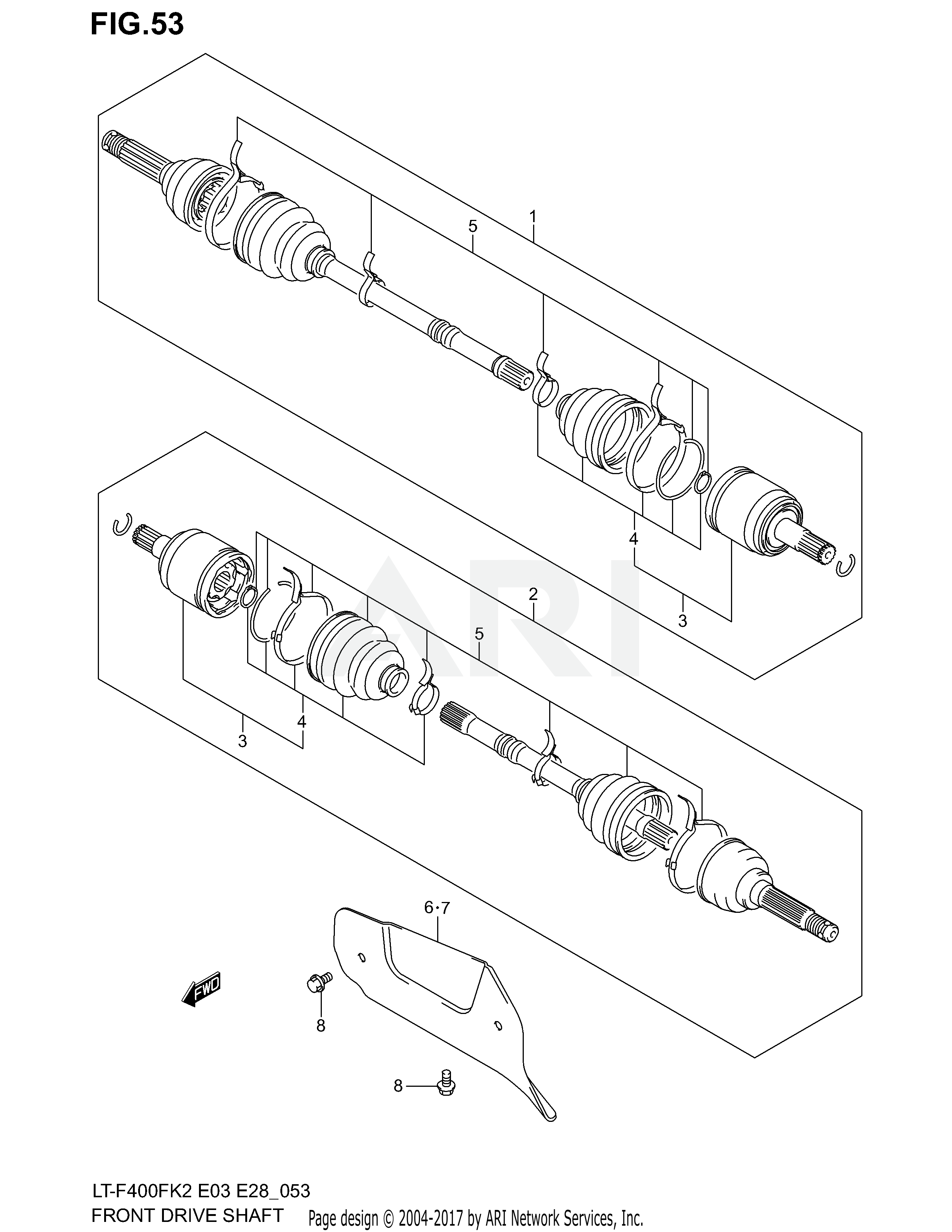 FRONT DRIVE SHAFT