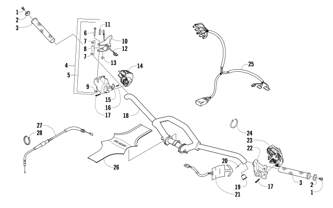 HANDLEBAR AND CONTROLS