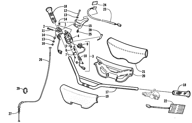 HANDLEBAR AND CONTROLS