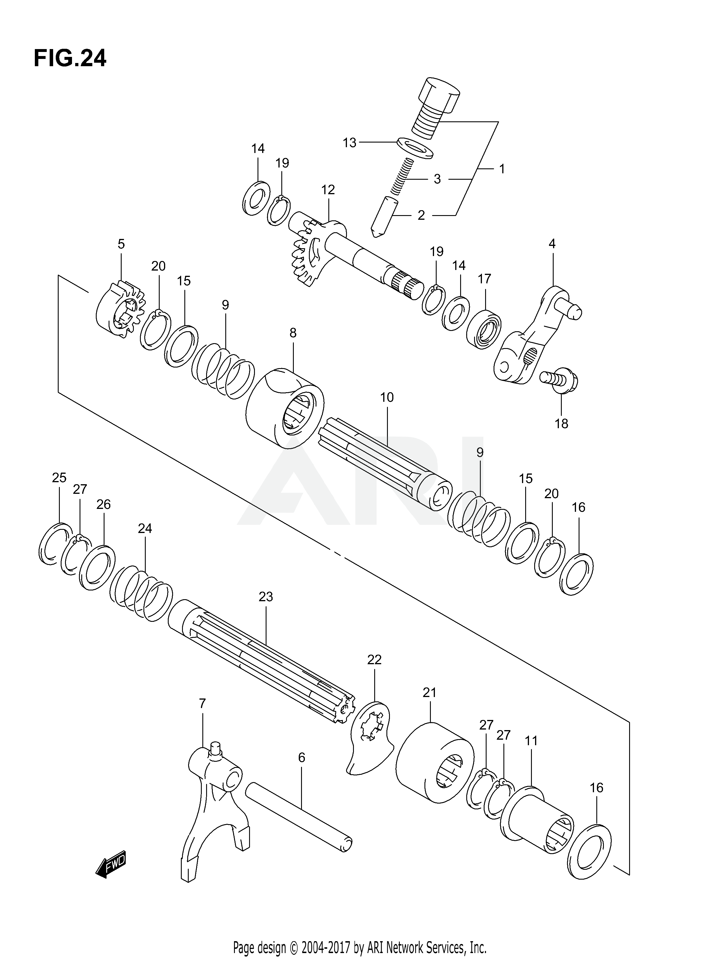 GEAR SHIFTING (2)(MODEL K3)