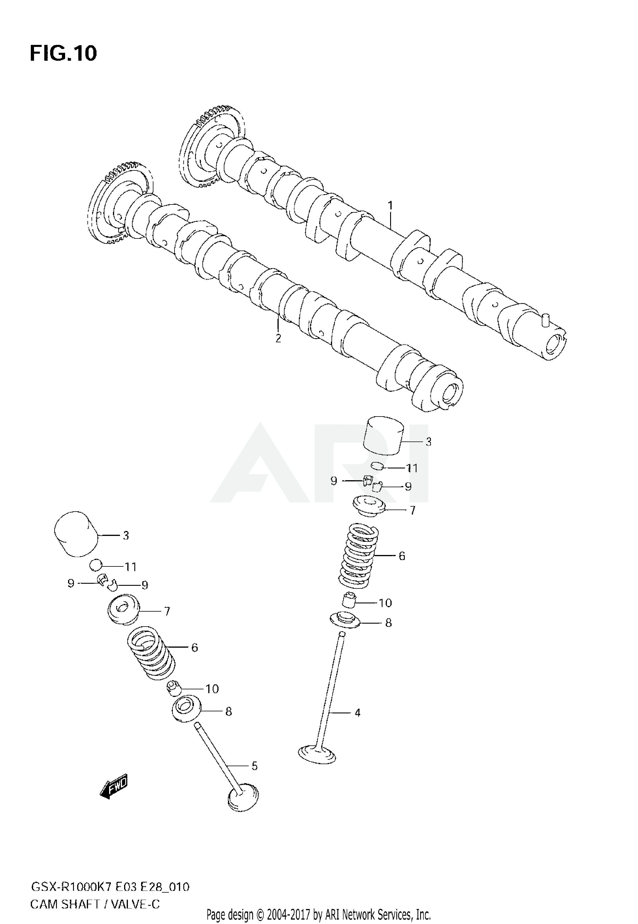 CAMSHAFT - VALVE