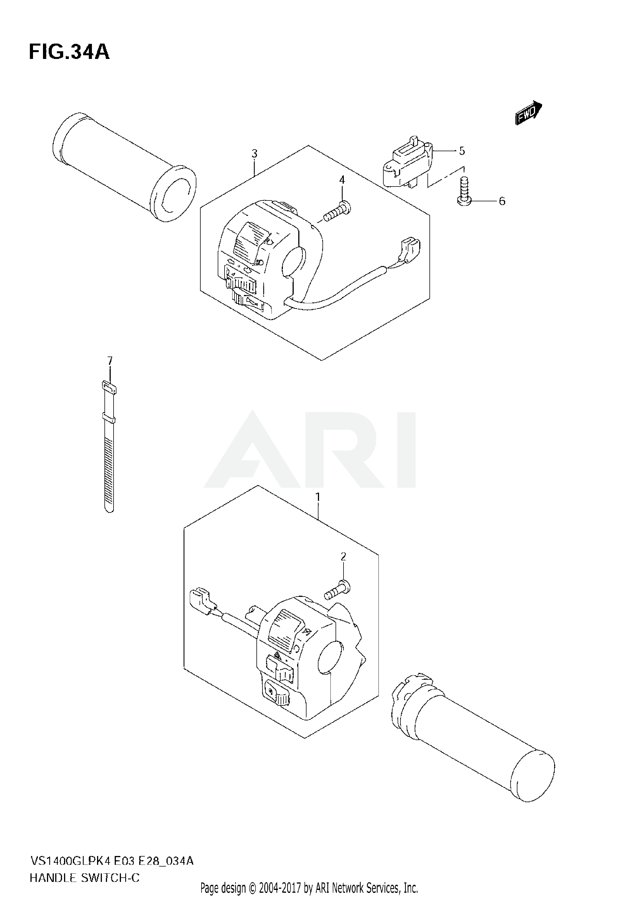 HANDLE SWITCH (VS1400K5)