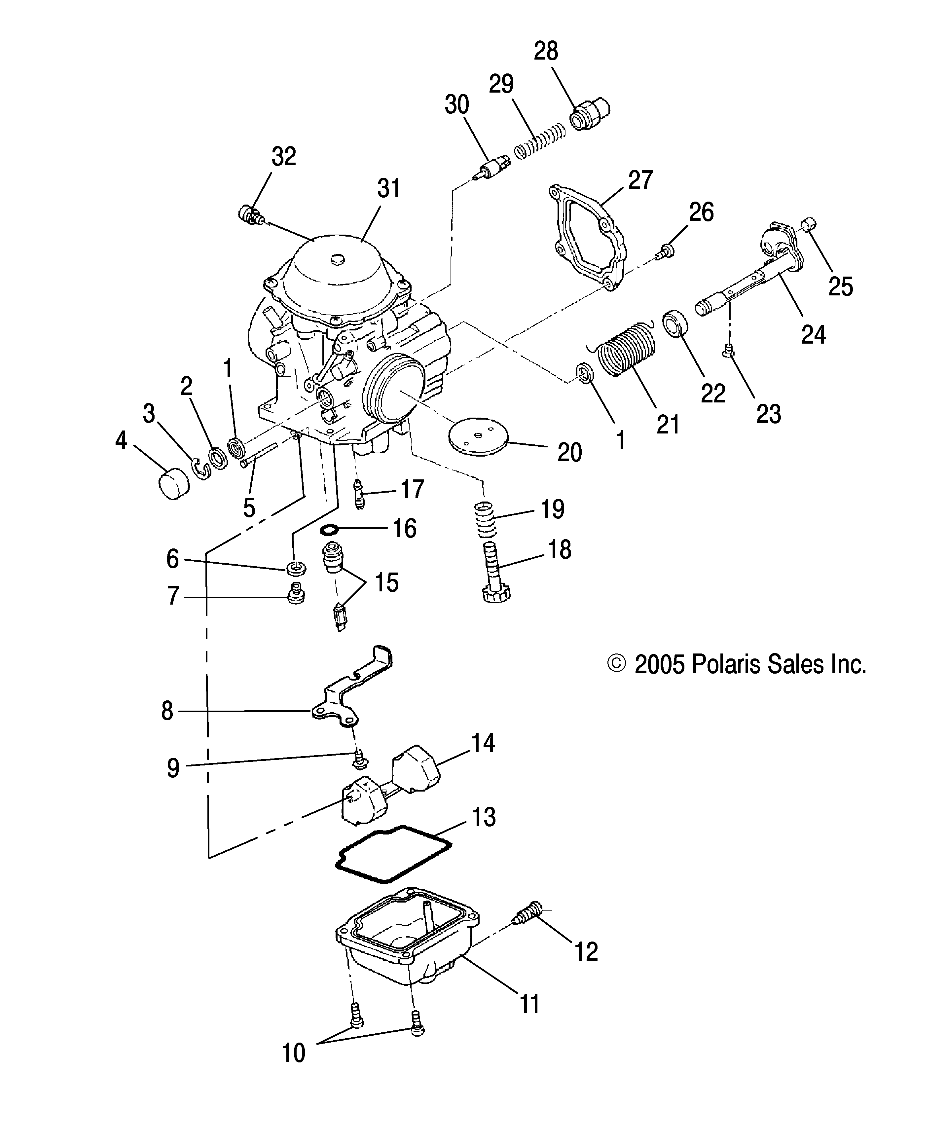 CARBURETOR - A05CL50AA (4999201649920164D08)