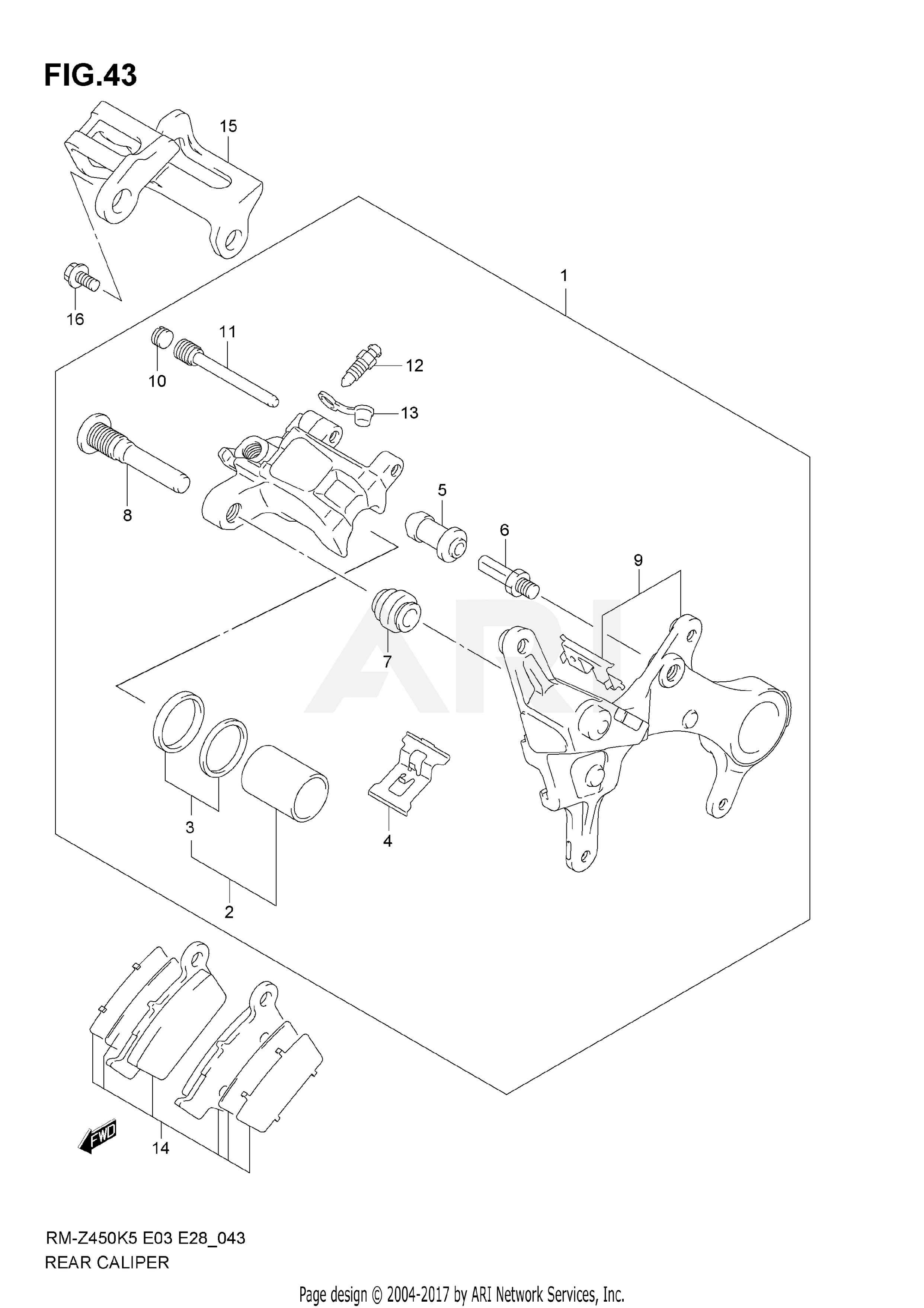 REAR CALIPER