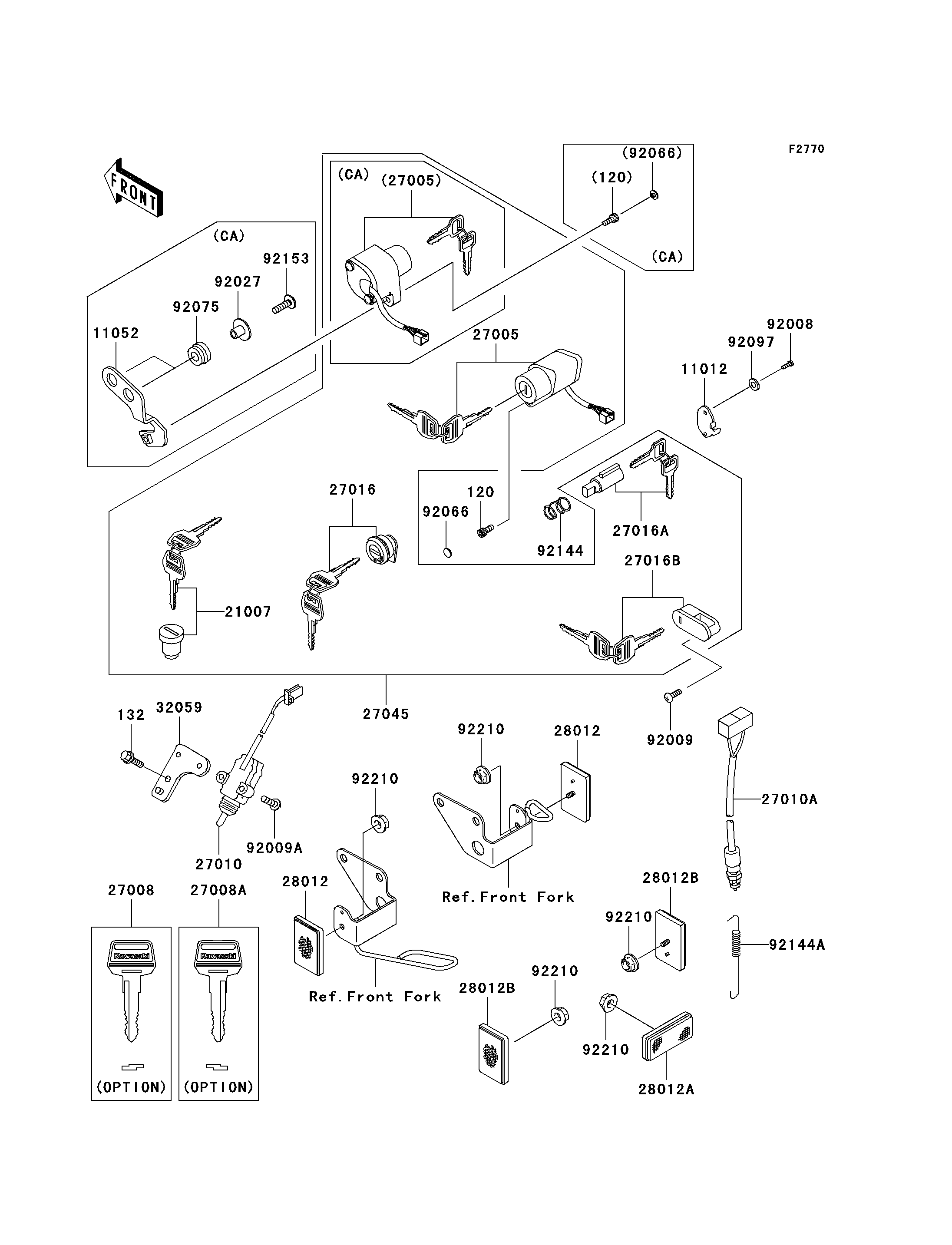 Ignition Switch/Locks/Reflectors