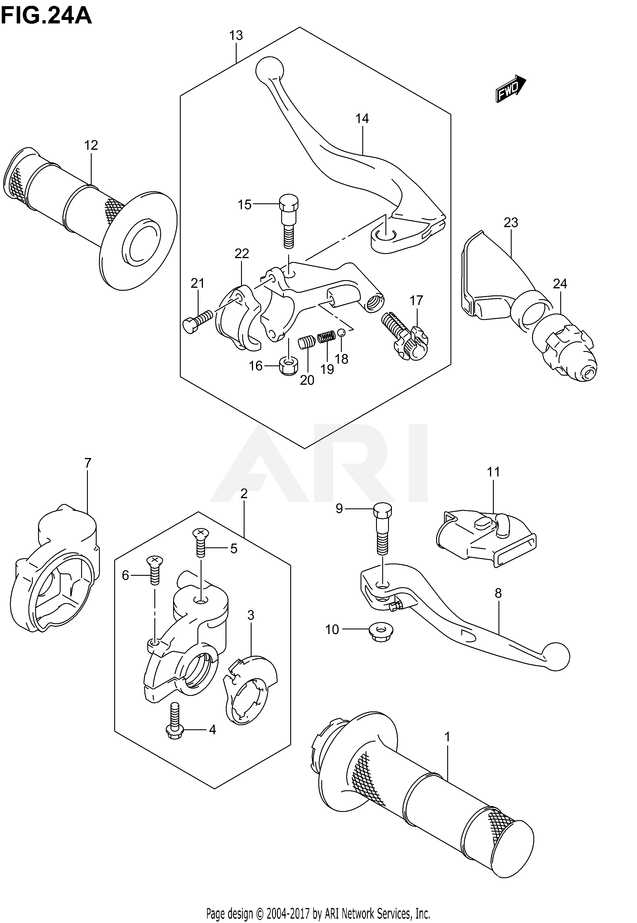 HANDLE LEVER (MODEL K4/K5/K6)