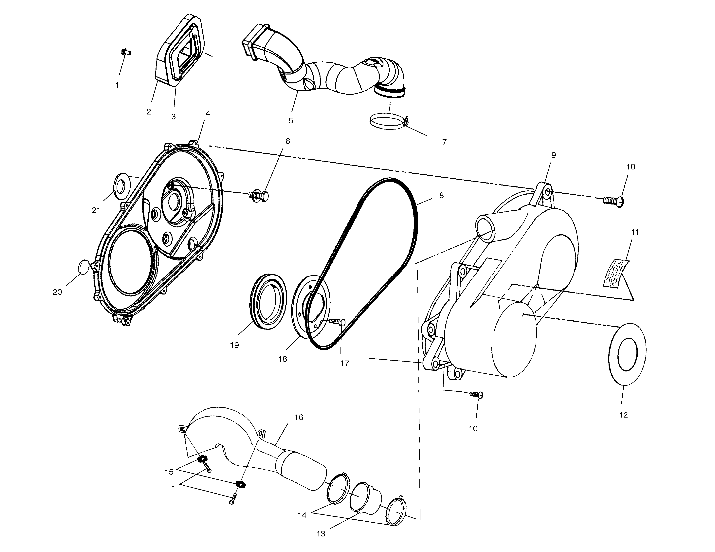 CLUTCH COVER - A01CD32AA (4964026402C007)