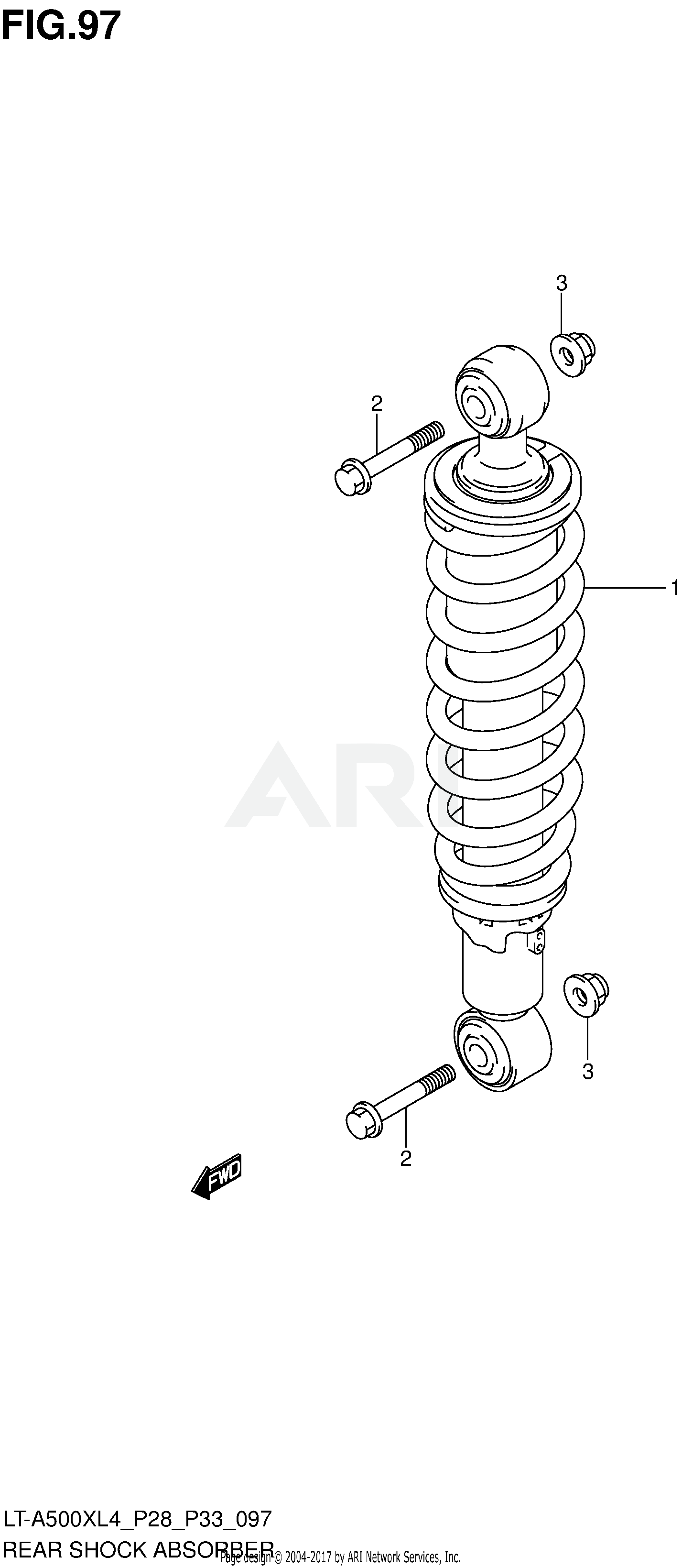 REAR SHOCK ABSORBER