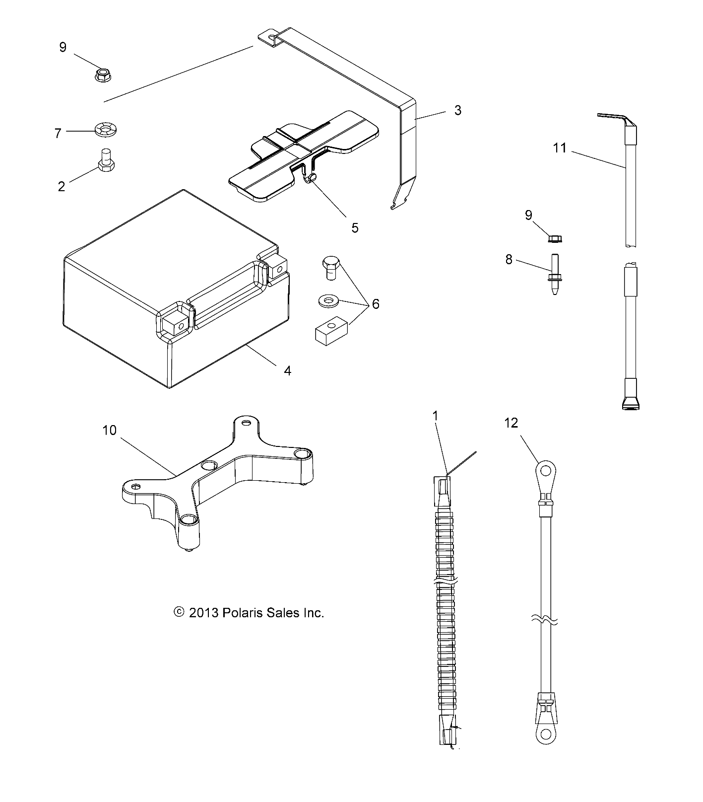 ELECTRICAL, BATTERY - A18SVS95FR