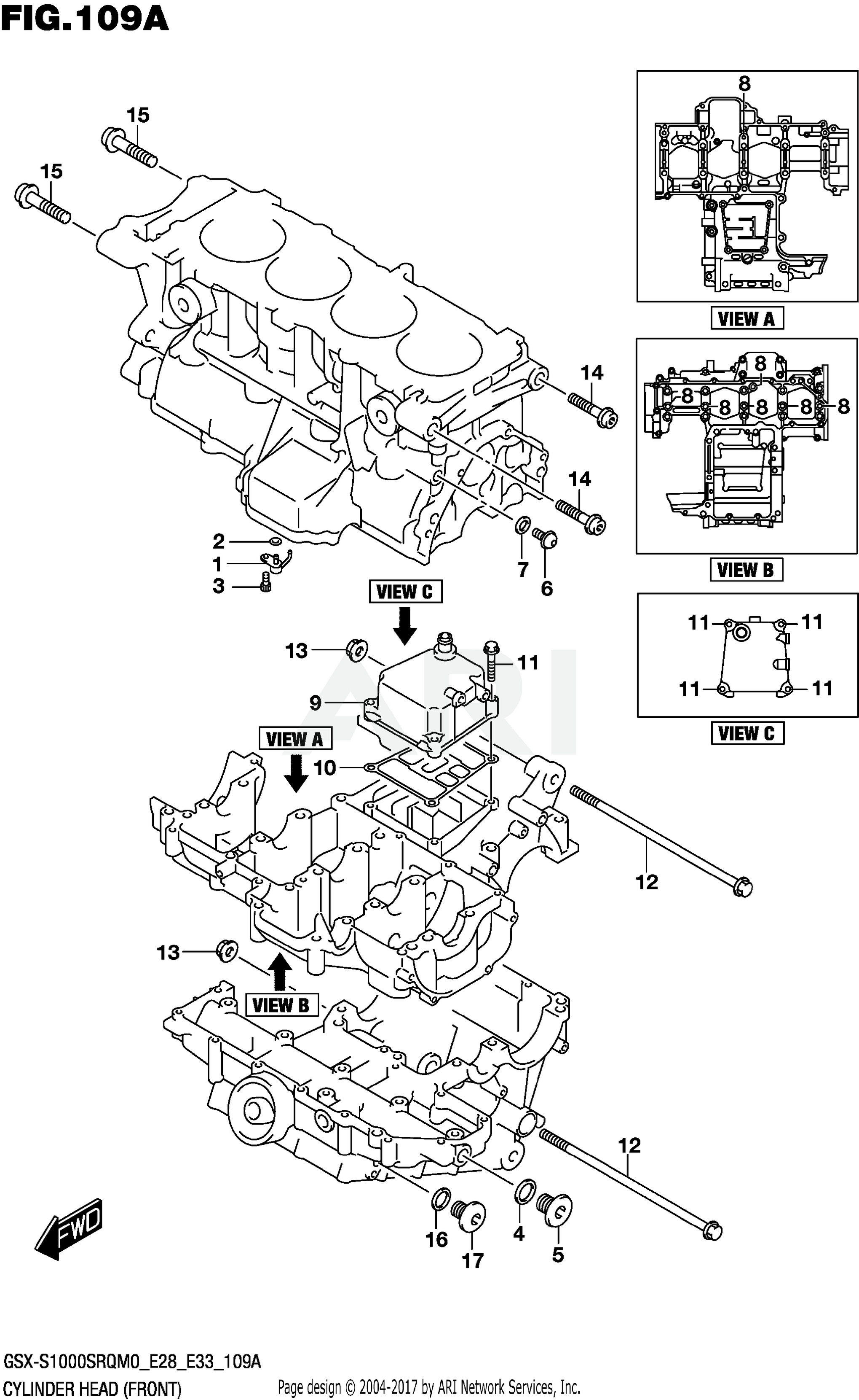 CYLINDER HEAD (FRONT)