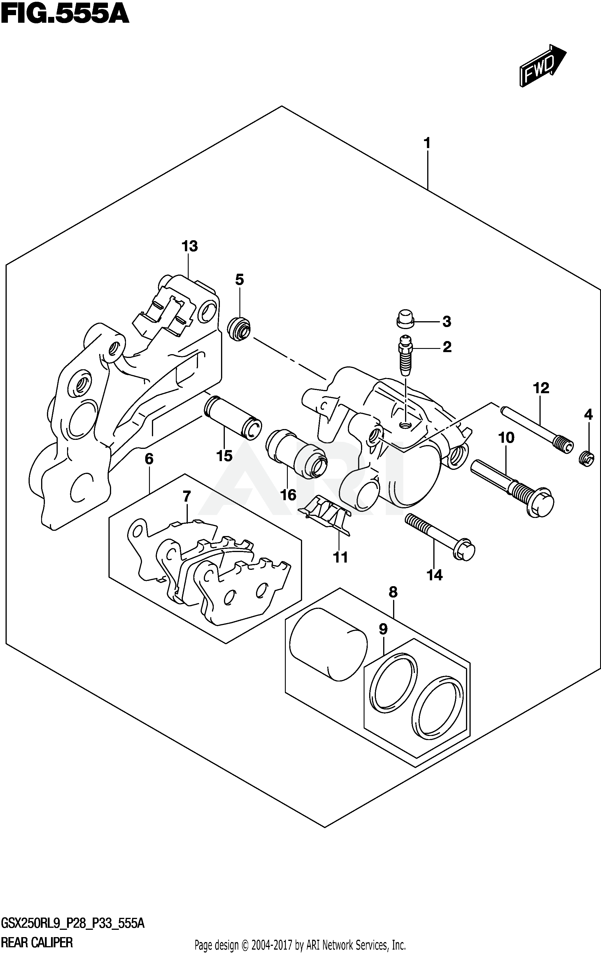 REAR CALIPER