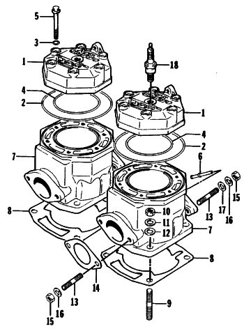 CYLINDER AND HEAD ASSEMBLY