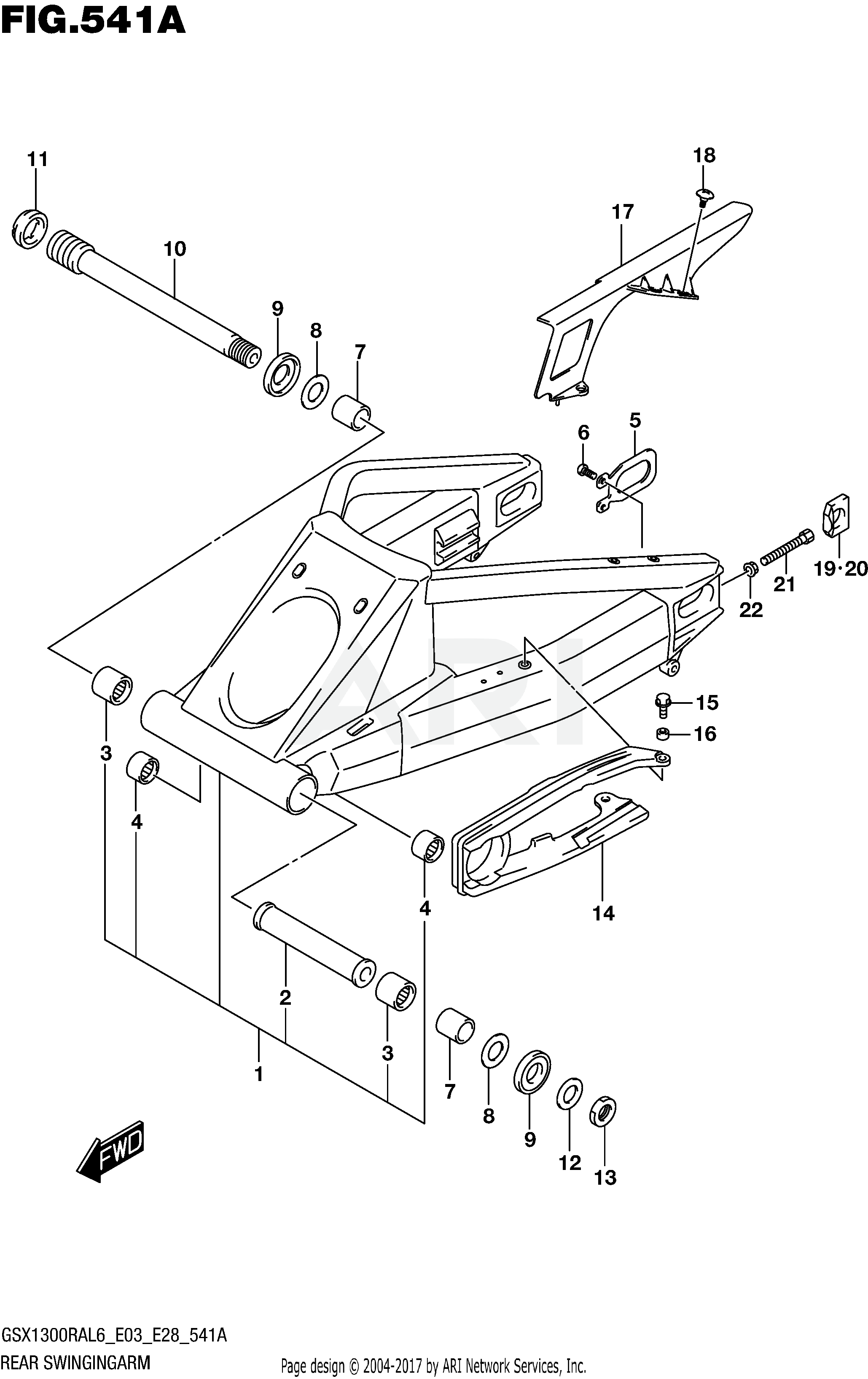 REAR SWINGINGARM