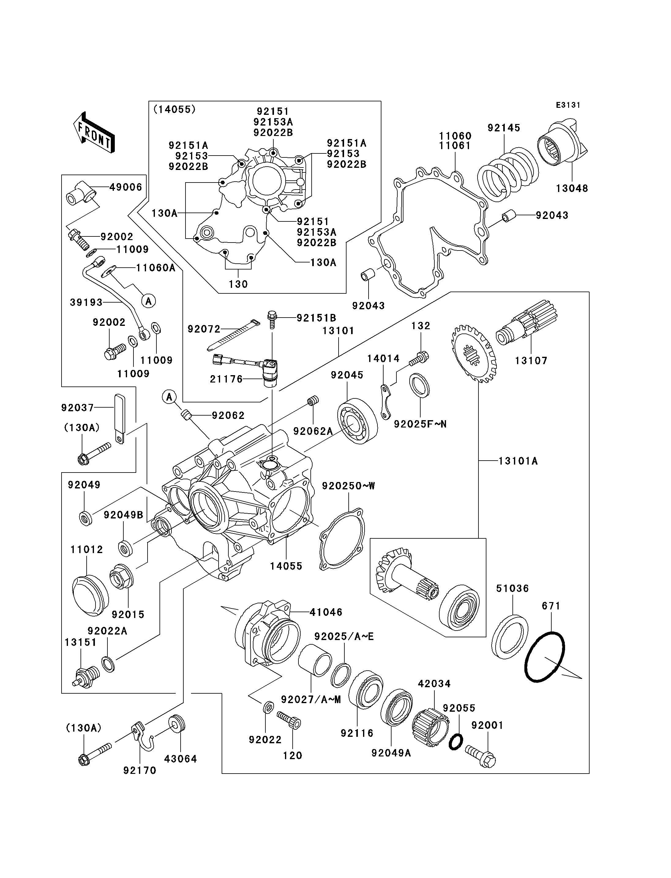 Front Bevel Gear