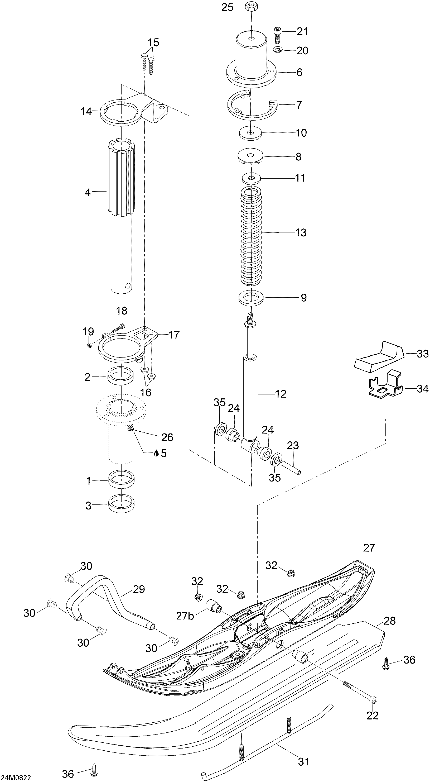 Front Suspension And Ski WT