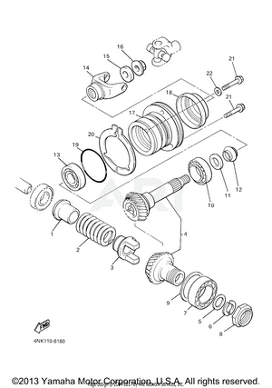 MIDDLE DRIVE GEAR