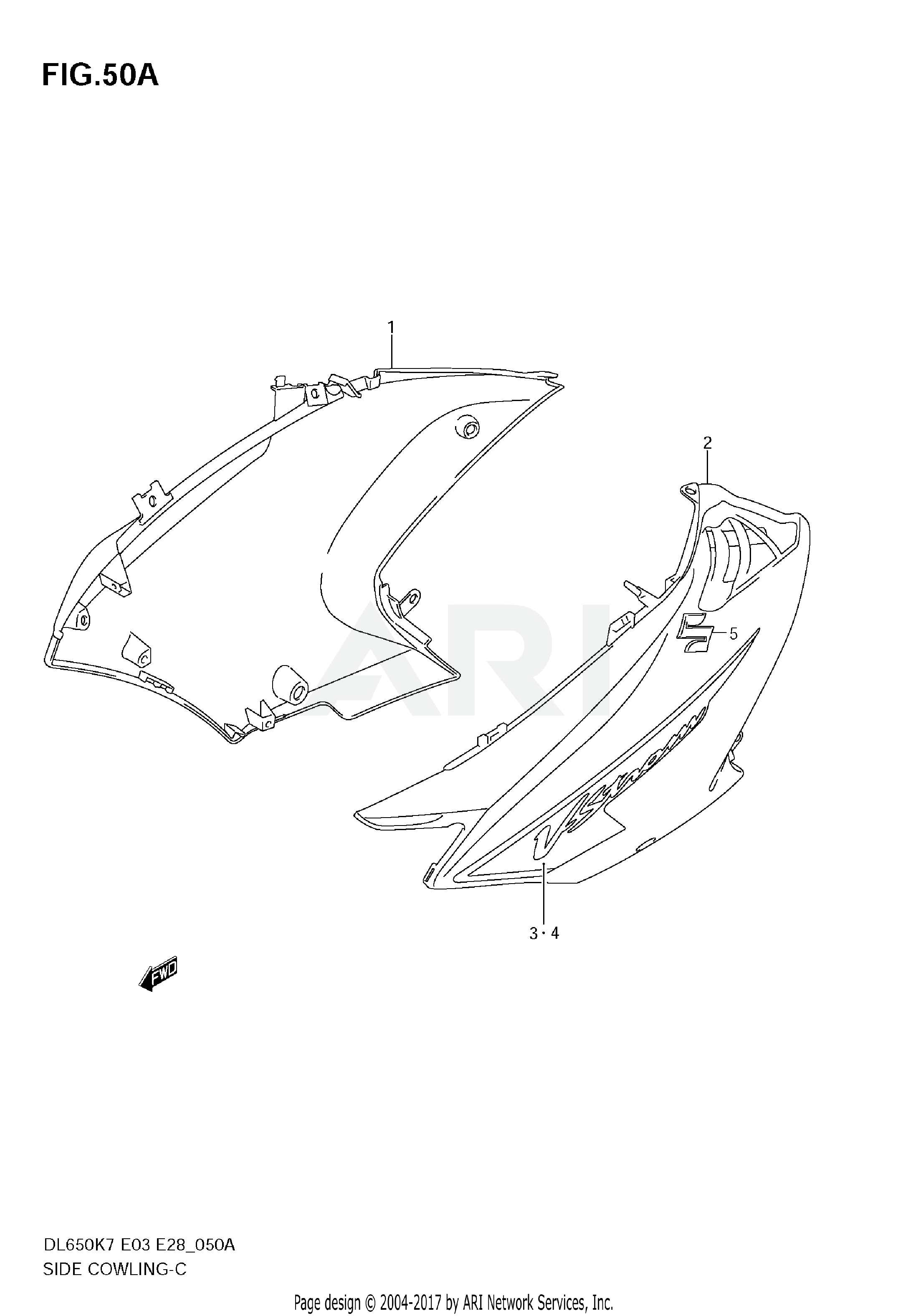 SIDE COWLING (MODEL K8)