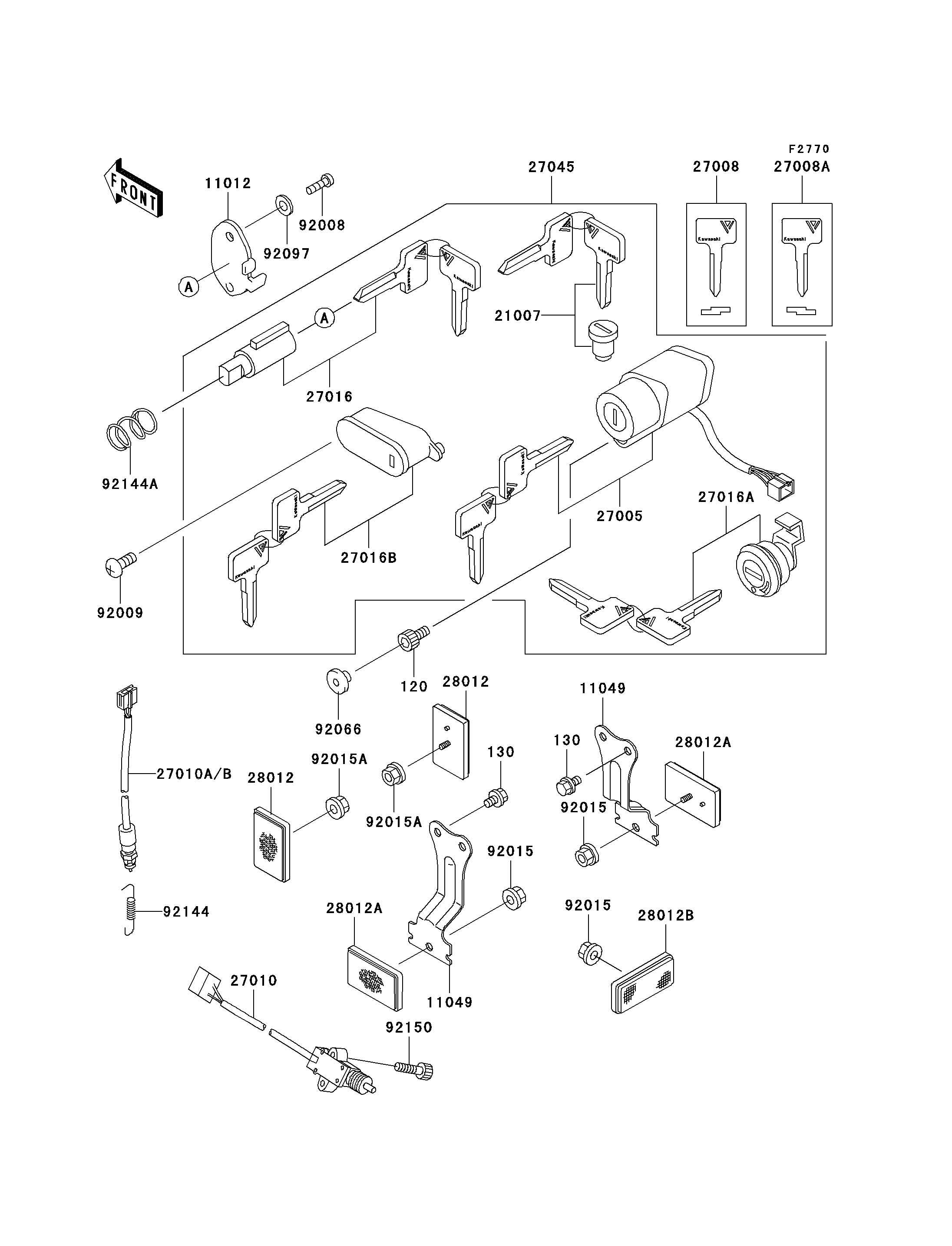 Ignition Switch/Locks/Reflectors