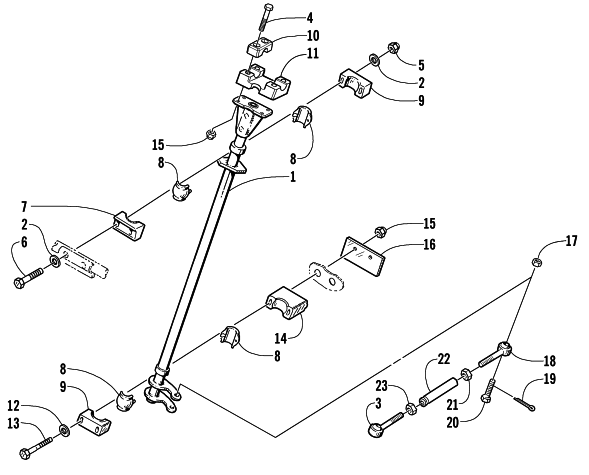 STEERING POST ASSEMBLY