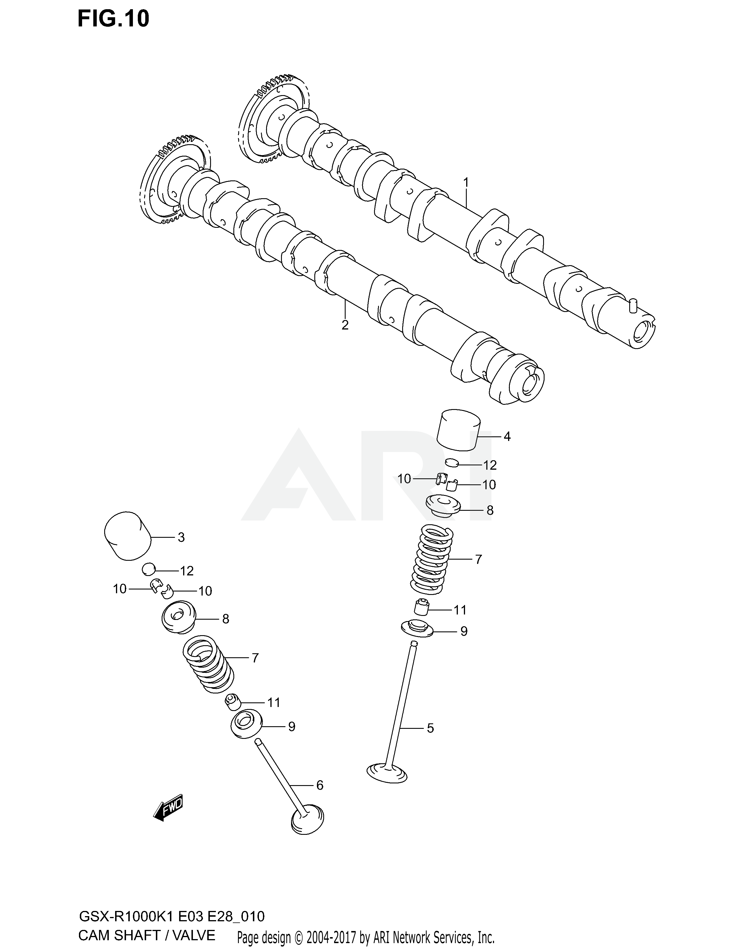 CAM SHAFT - VALVE