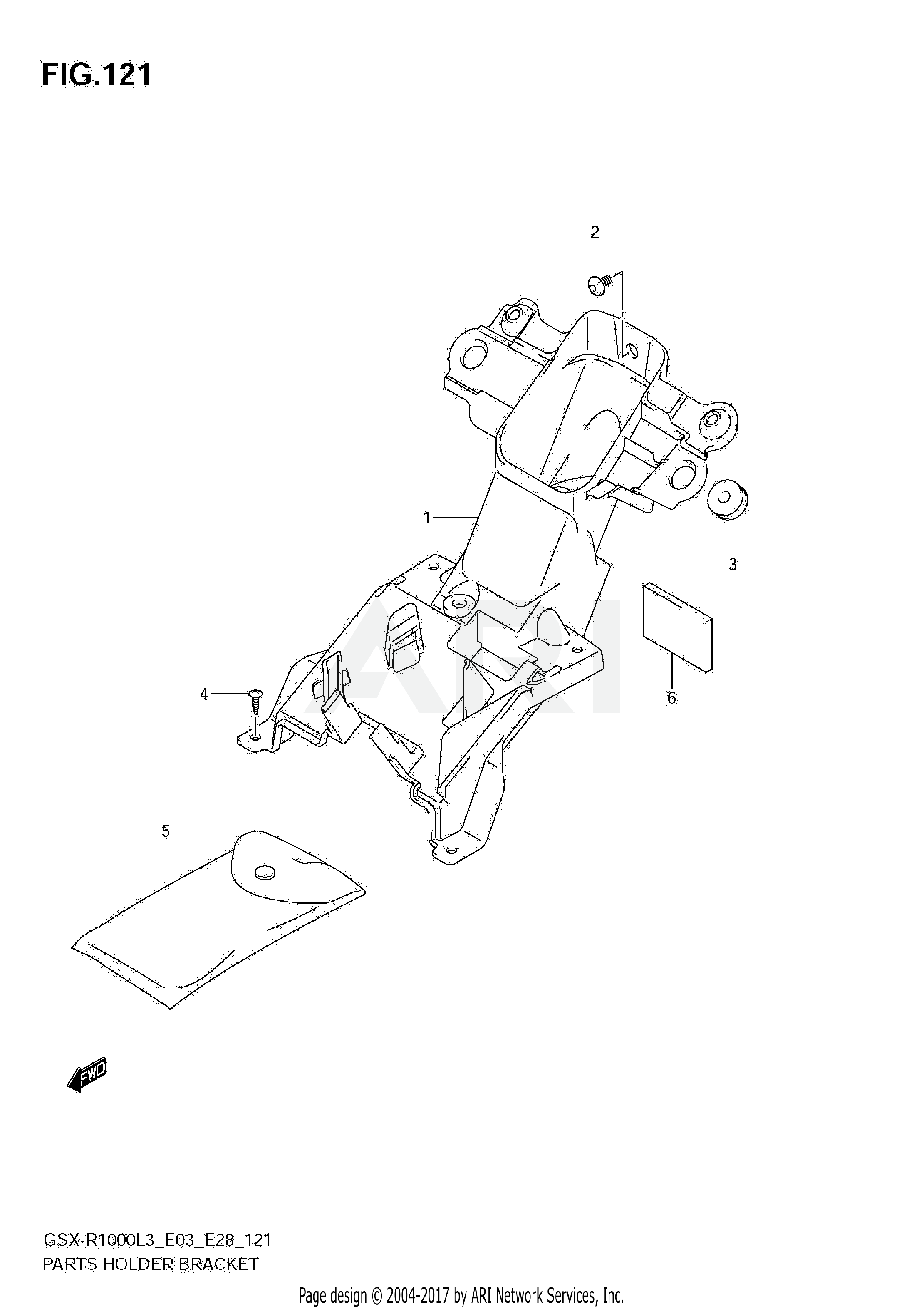 PARTS HOLDER BRACKET