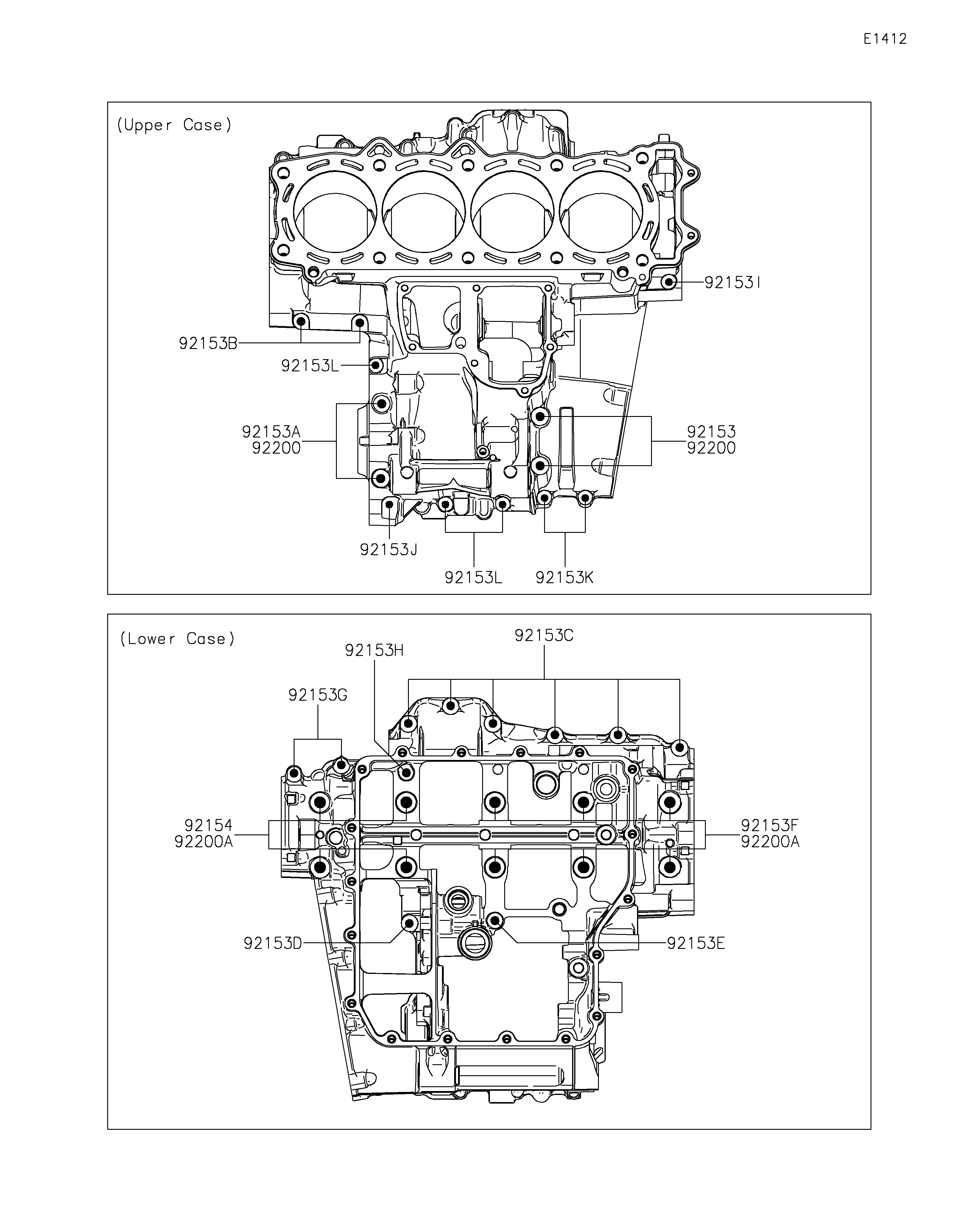 Crankcase Bolt Pattern