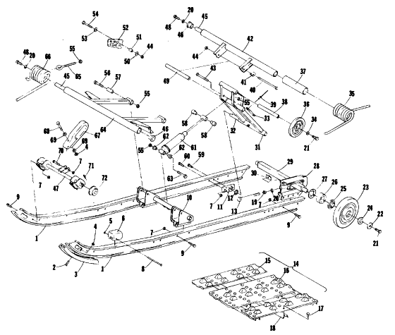 UNDERCARRIAGE AND TRACK