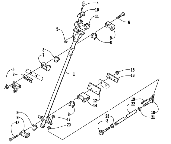 STEERING POST ASSEMBLY