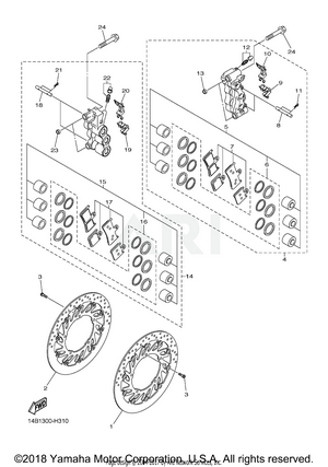 FRONT BRAKE CALIPER