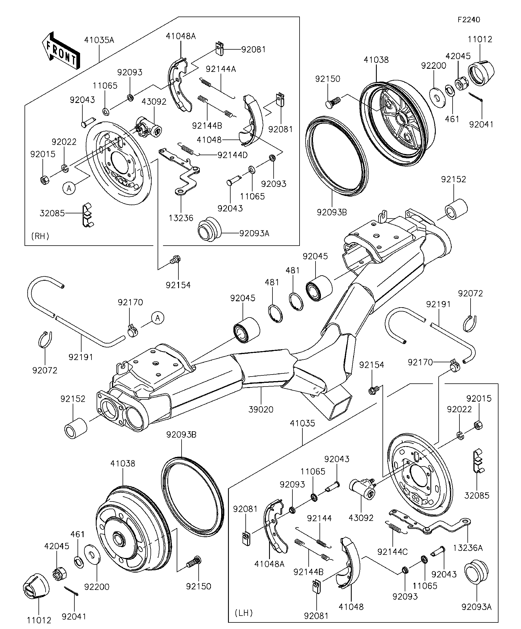 Rear Hubs/Brakes