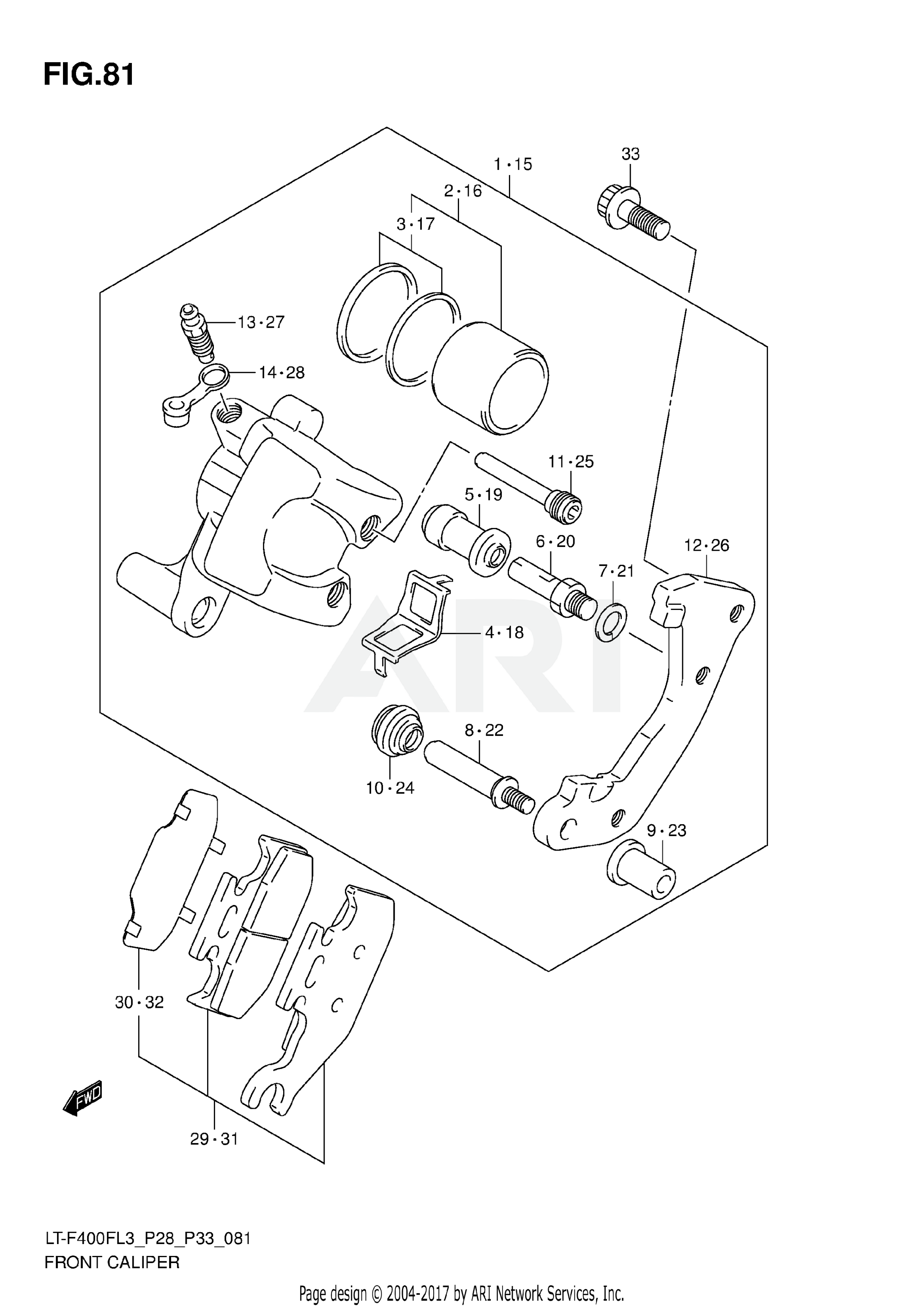 FRONT CALIPER