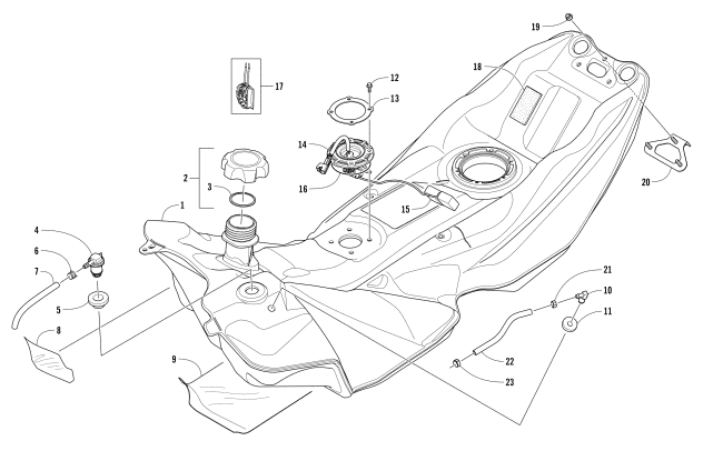 GAS TANK ASSEMBLY