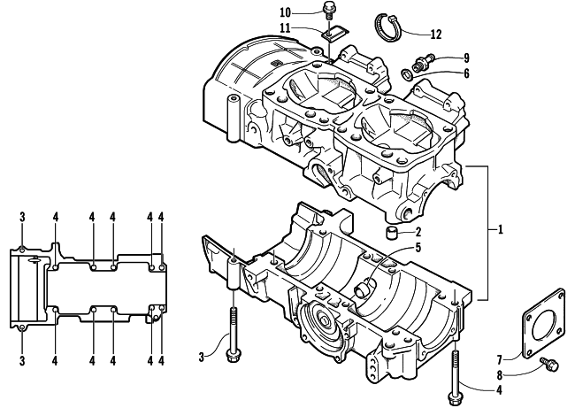 CRANKCASE ASSEMBLY