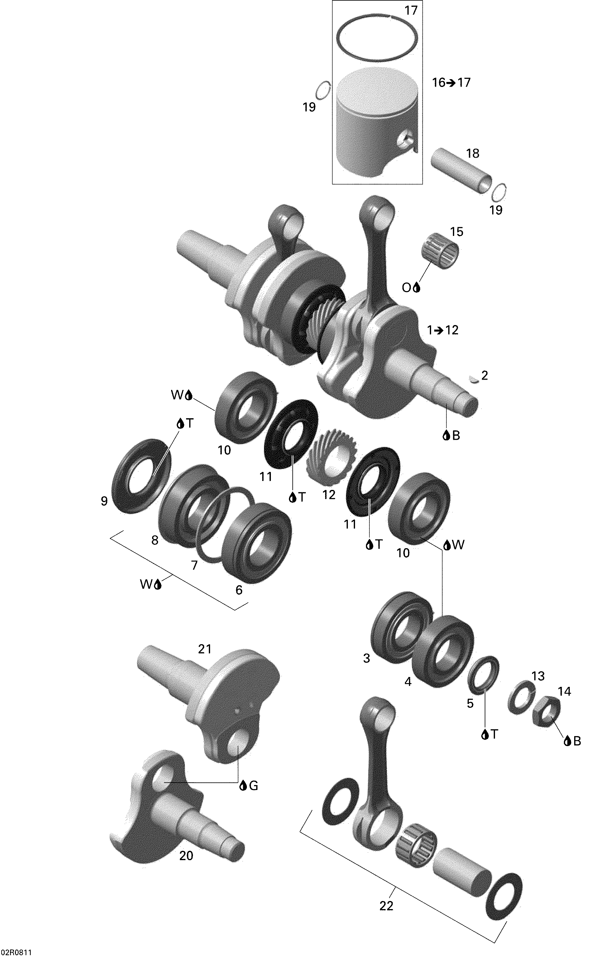 Crankshaft And Pistons