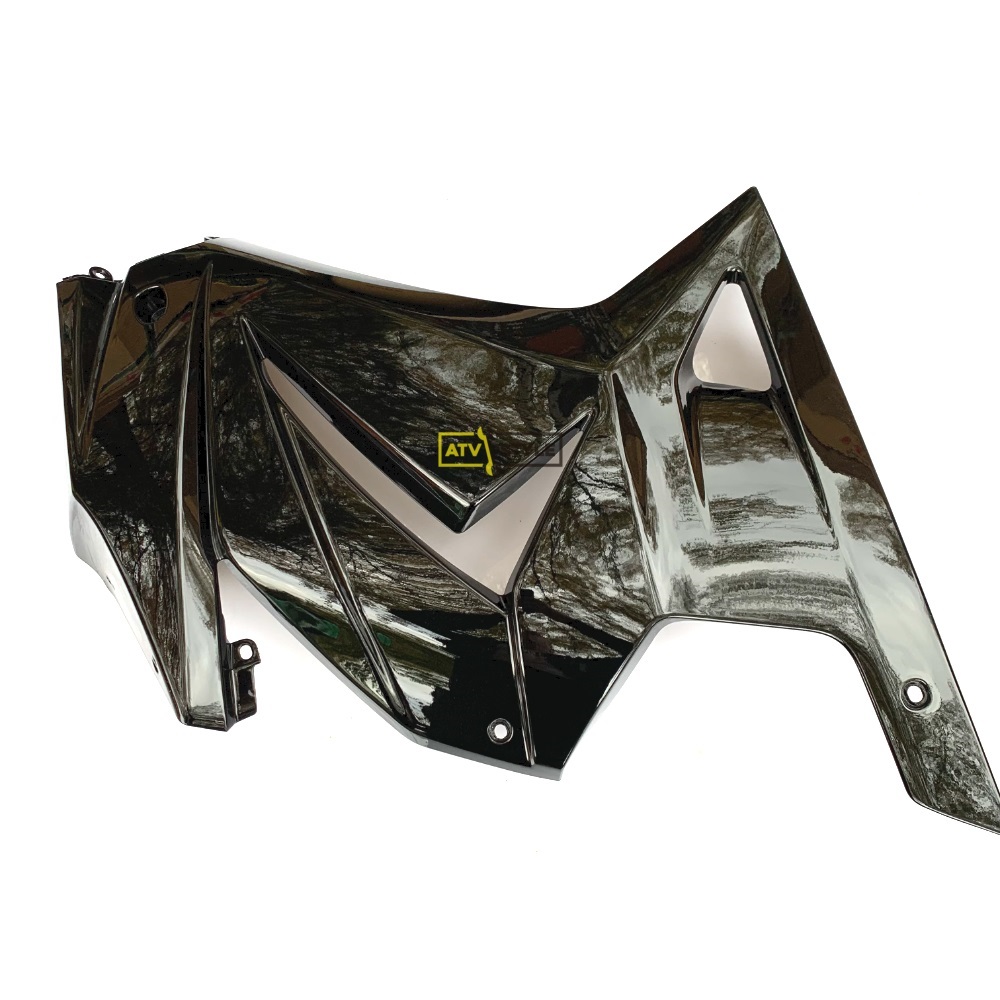Обтекатель боковой пластиковый правый черный Kawasaki 55028-0272-15Q ( С ТРЕЩИНОЙ )