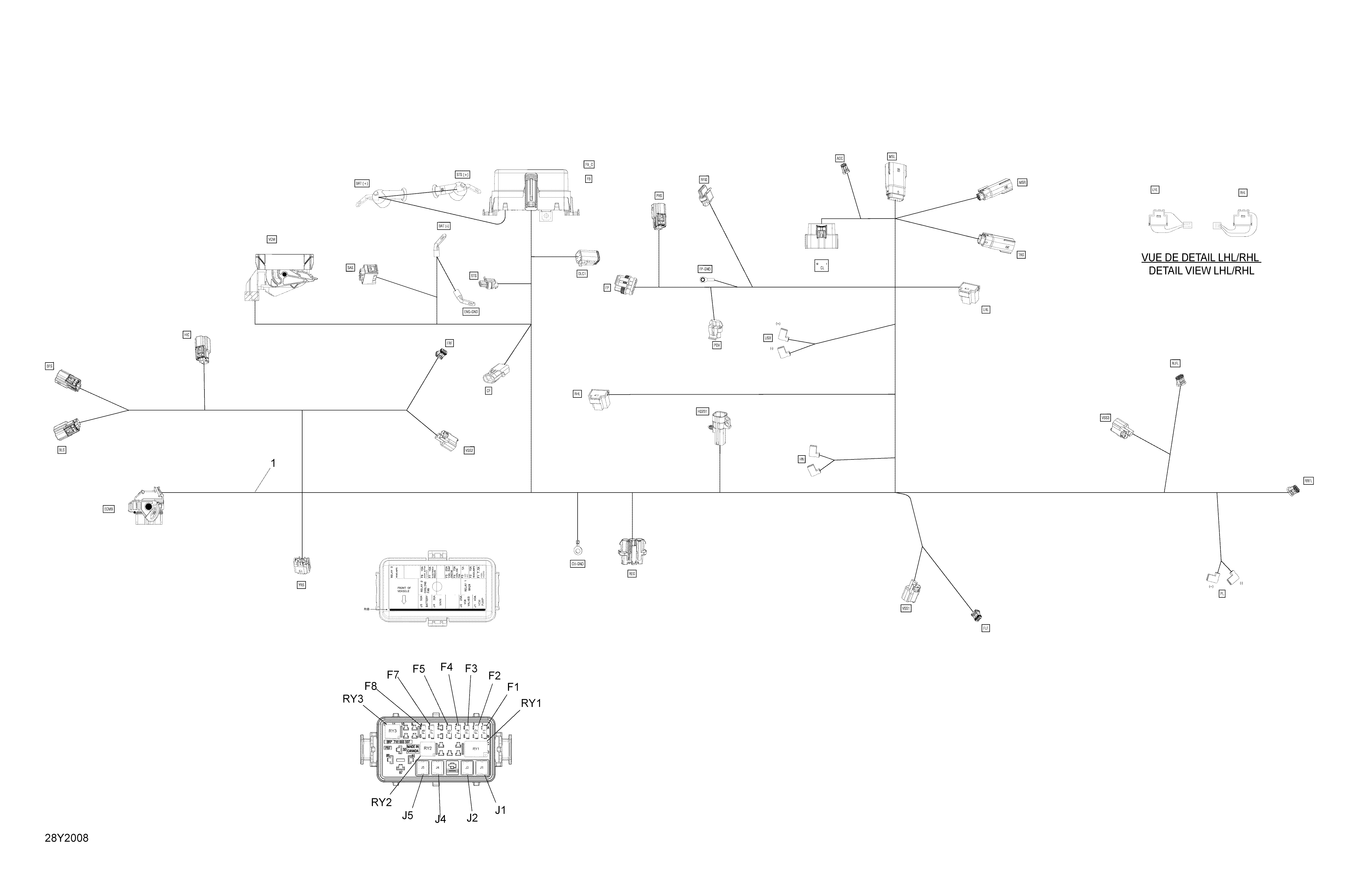 Electrical Harness Main 710006898 - North America