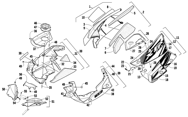 SKID PLATE AND SIDE PANEL ASSEMBLY