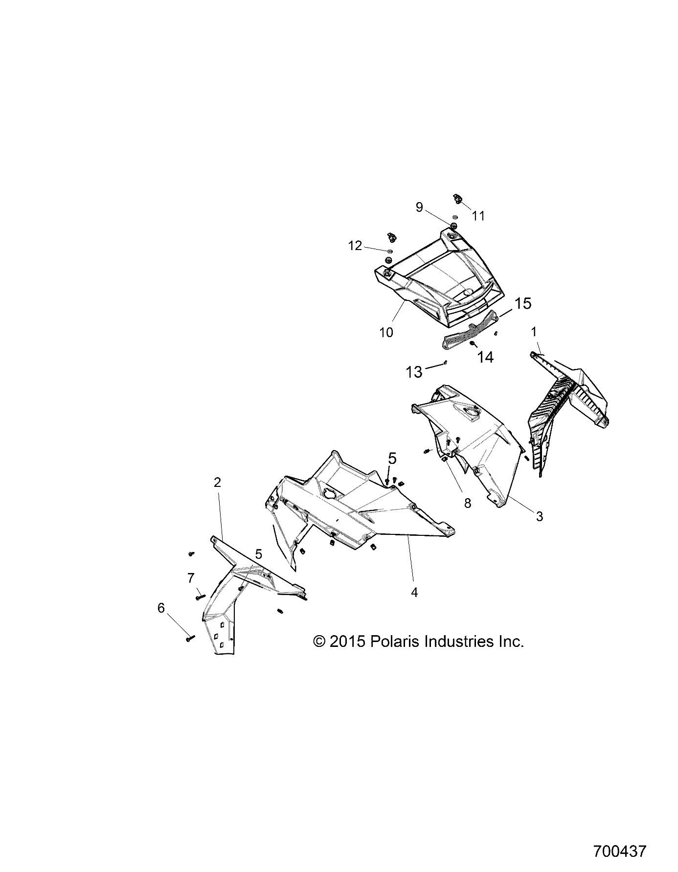 BODY, HOOD AND FRONT BODY WORK - Z18VDE92LS (700437)