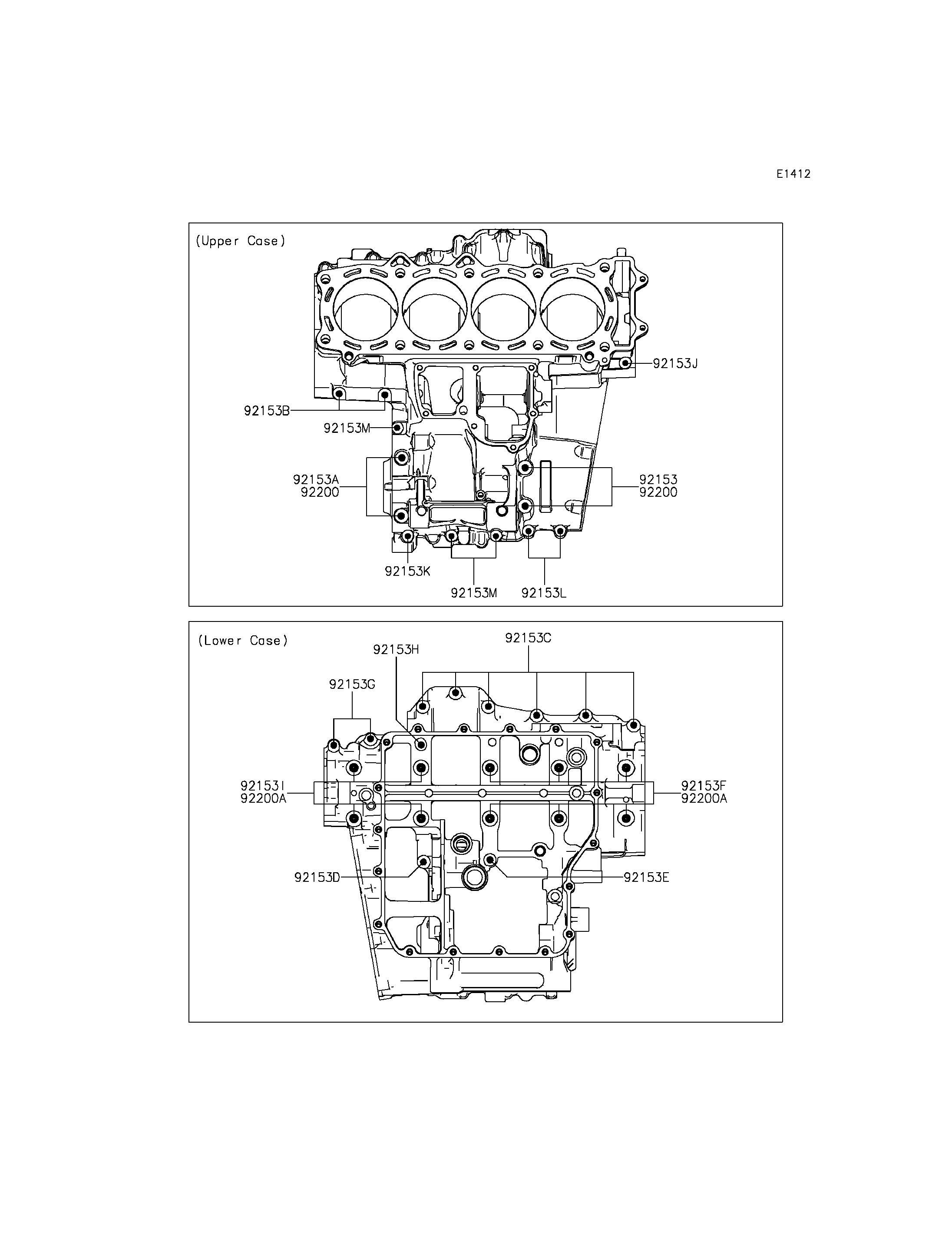 Crankcase Bolt Pattern