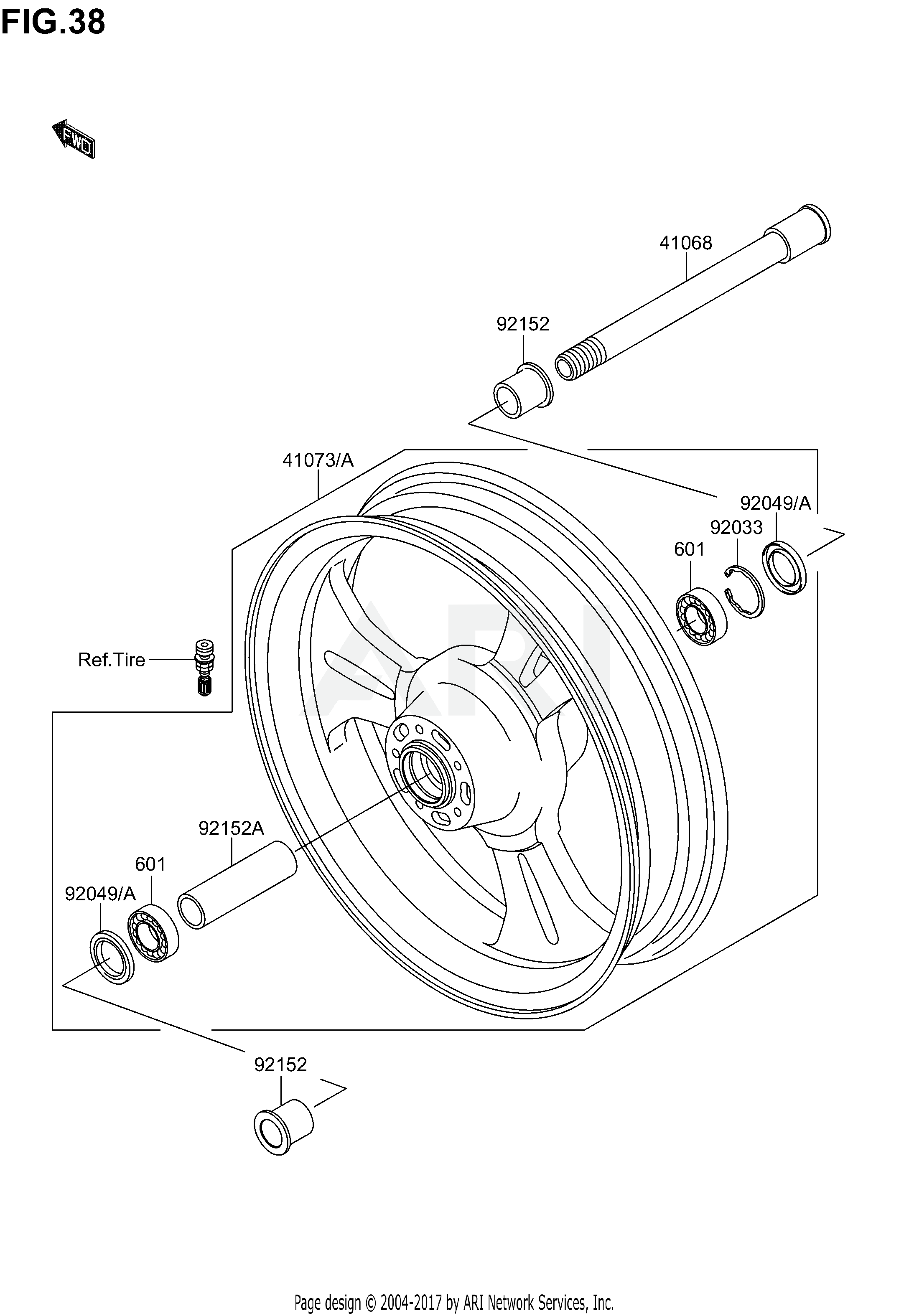 FRONT HUB