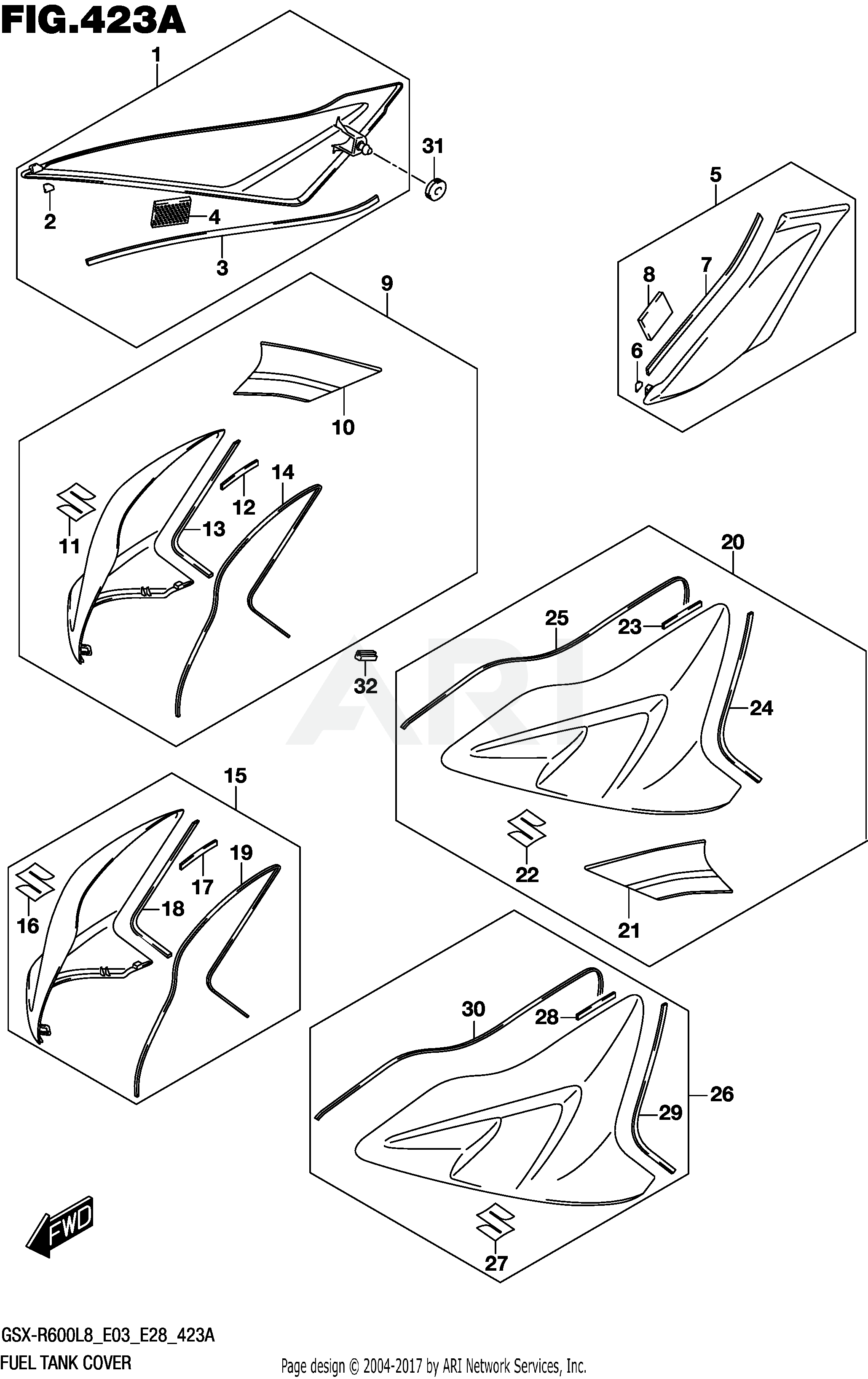 FUEL TANK COVER