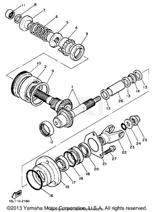 MIDDLE DRIVE GEAR