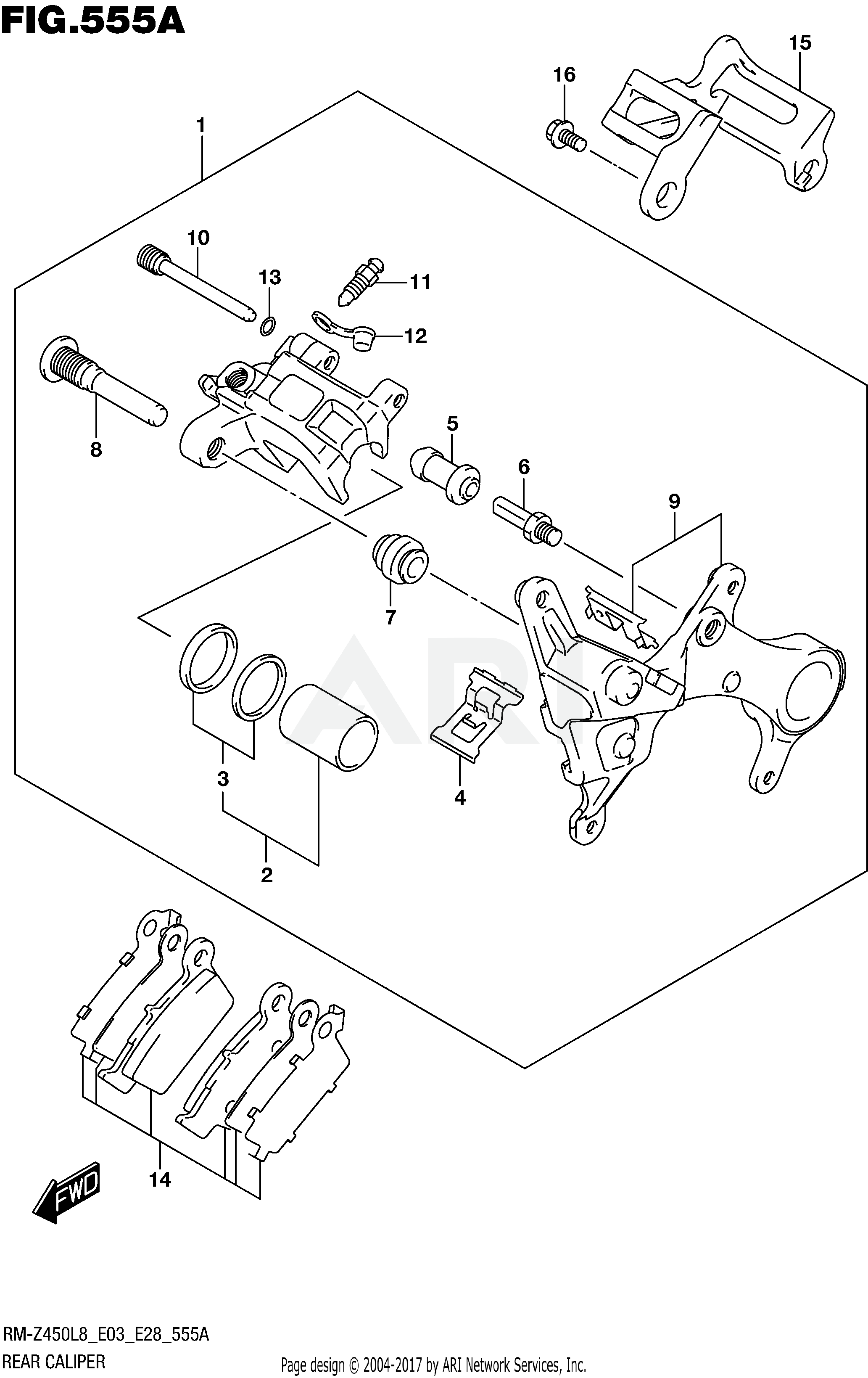 REAR CALIPER